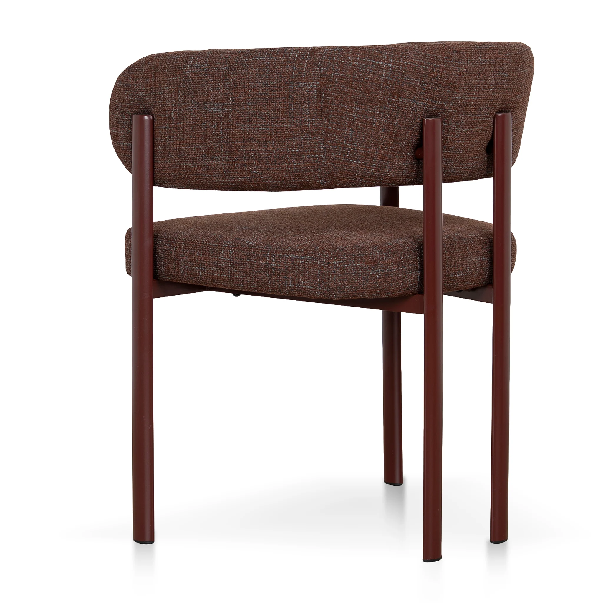 CDC12456-CI Dark Red Dining Chair - Moss Brown (Set of 2) - Image 5