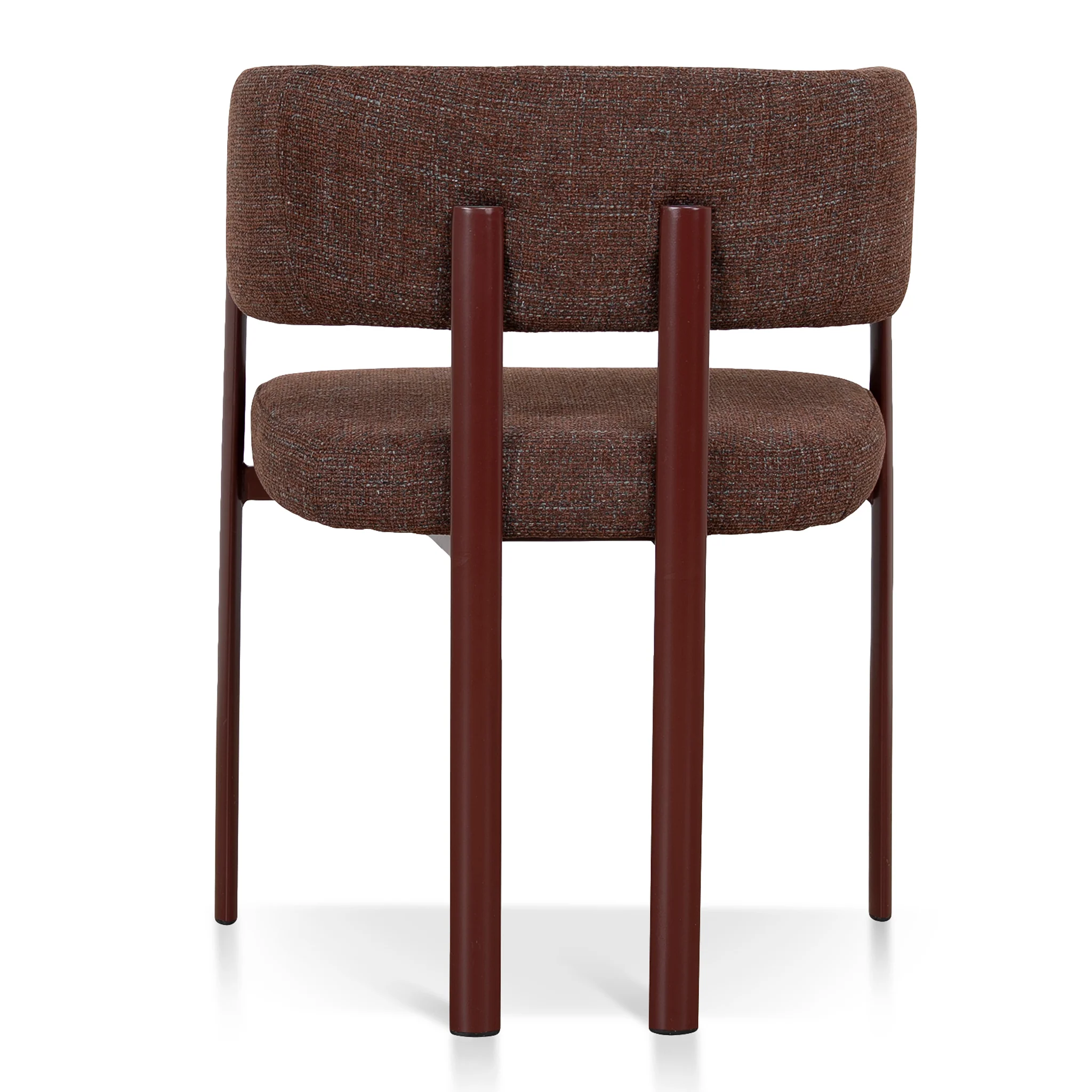 CDC12456-CI Dark Red Dining Chair - Moss Brown (Set of 2) - Image 6