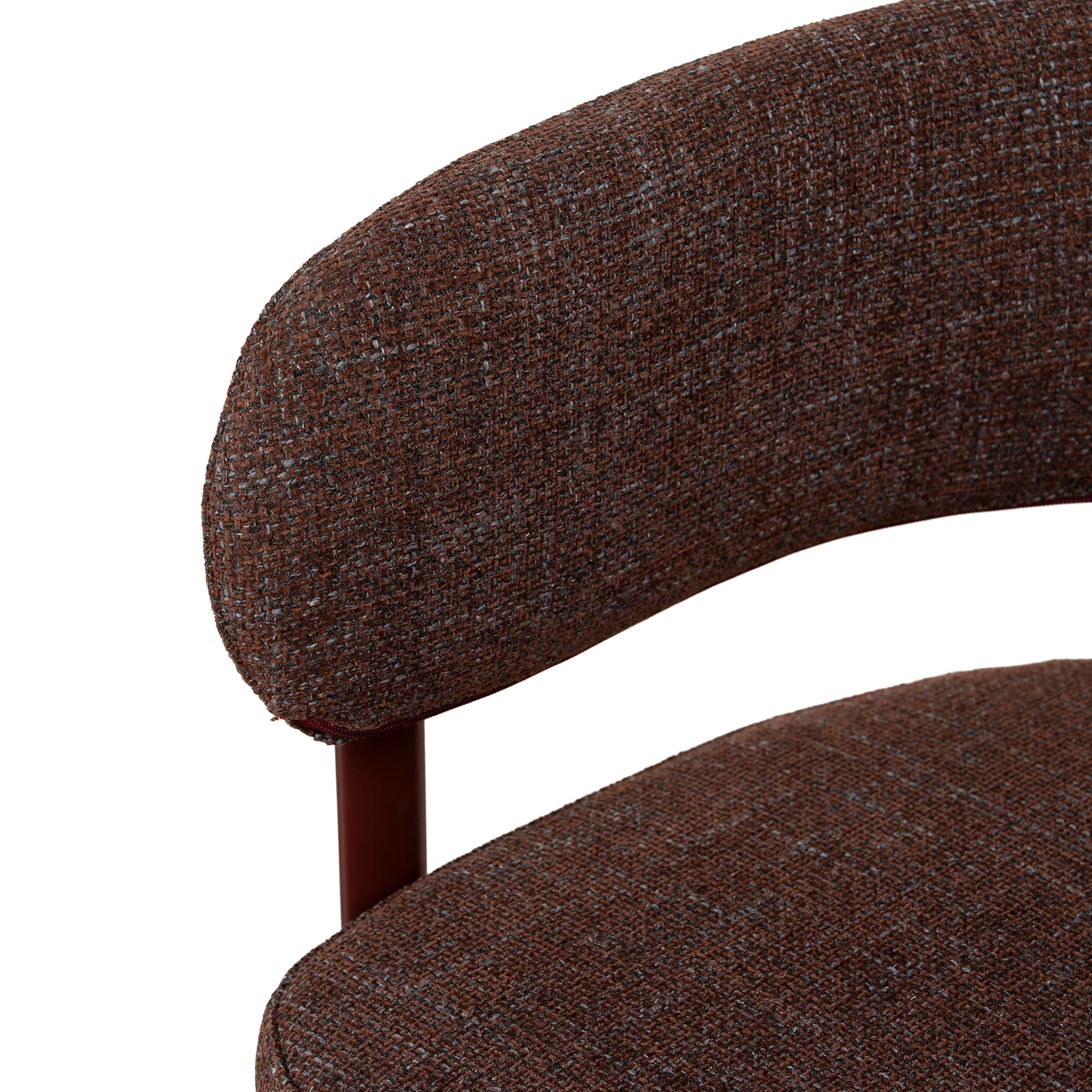 CDC12456-CI Dark Red Dining Chair - Moss Brown (Set of 2) - Image 8
