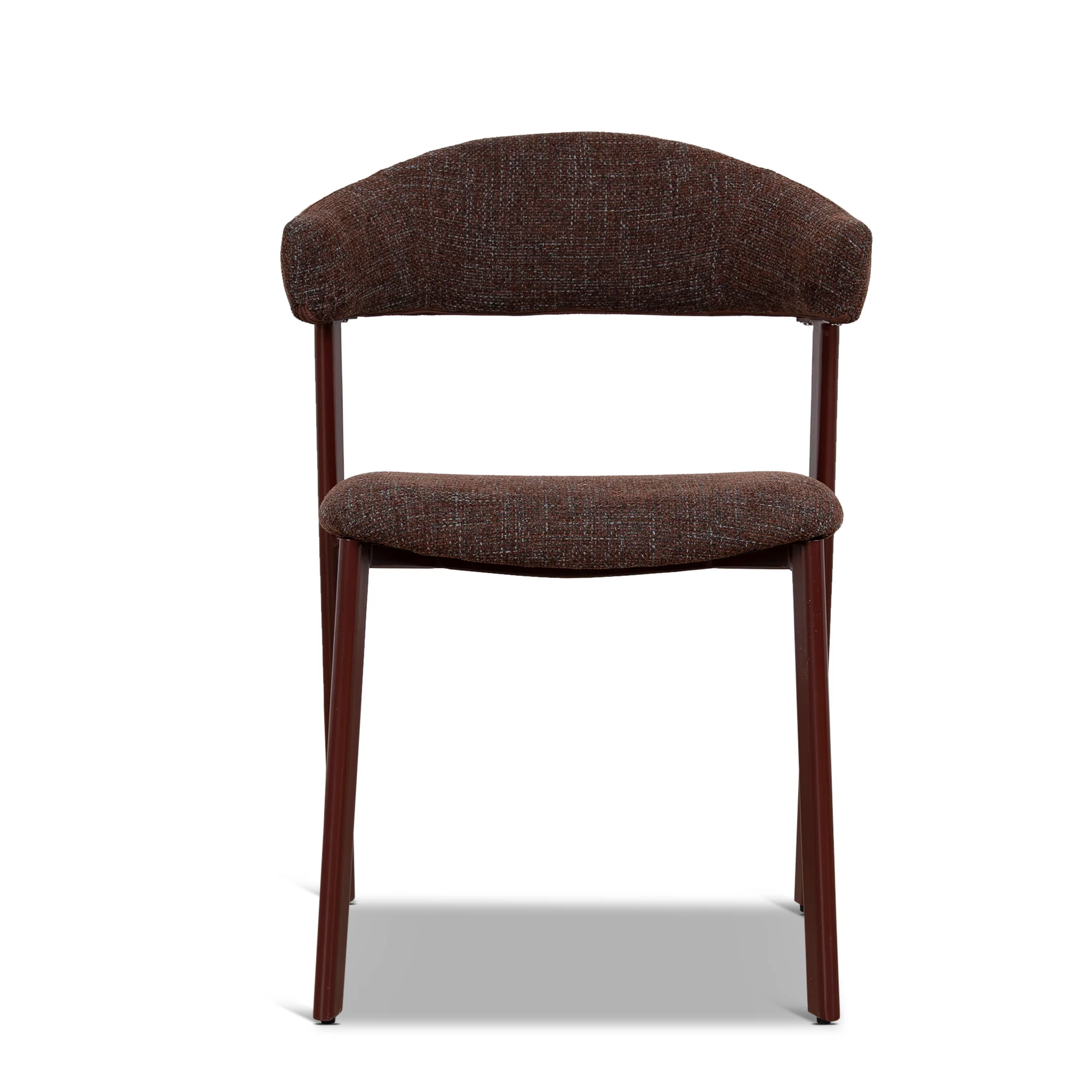 CDC12463-CI Red Dining Chair - Moss Brown (Set of 2) - Image 2