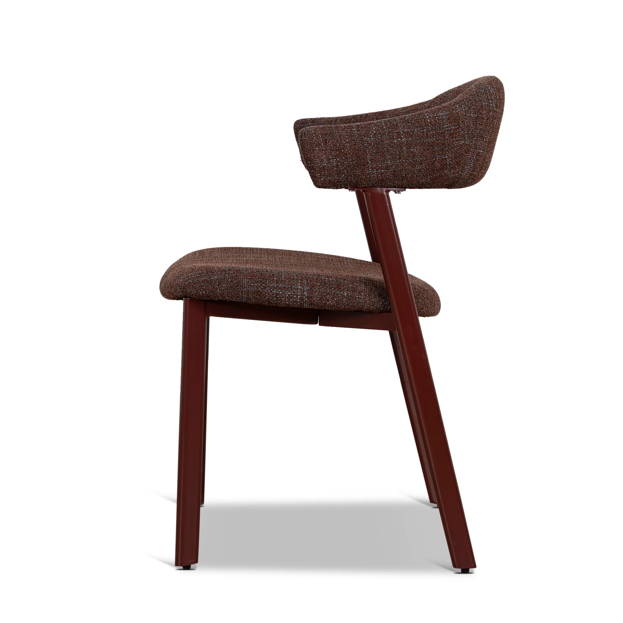 CDC12463-CI Red Dining Chair - Moss Brown (Set of 2) - Image 4