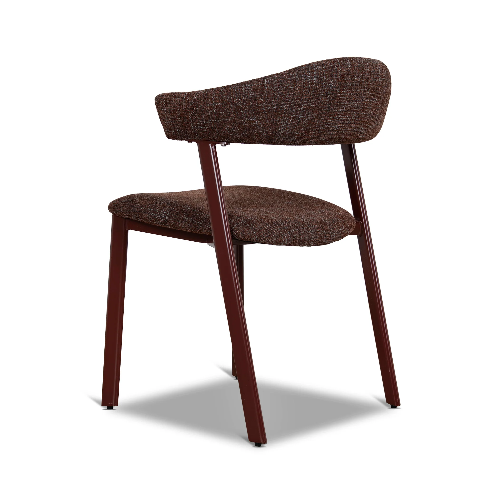 CDC12463-CI Red Dining Chair - Moss Brown (Set of 2) - Image 5
