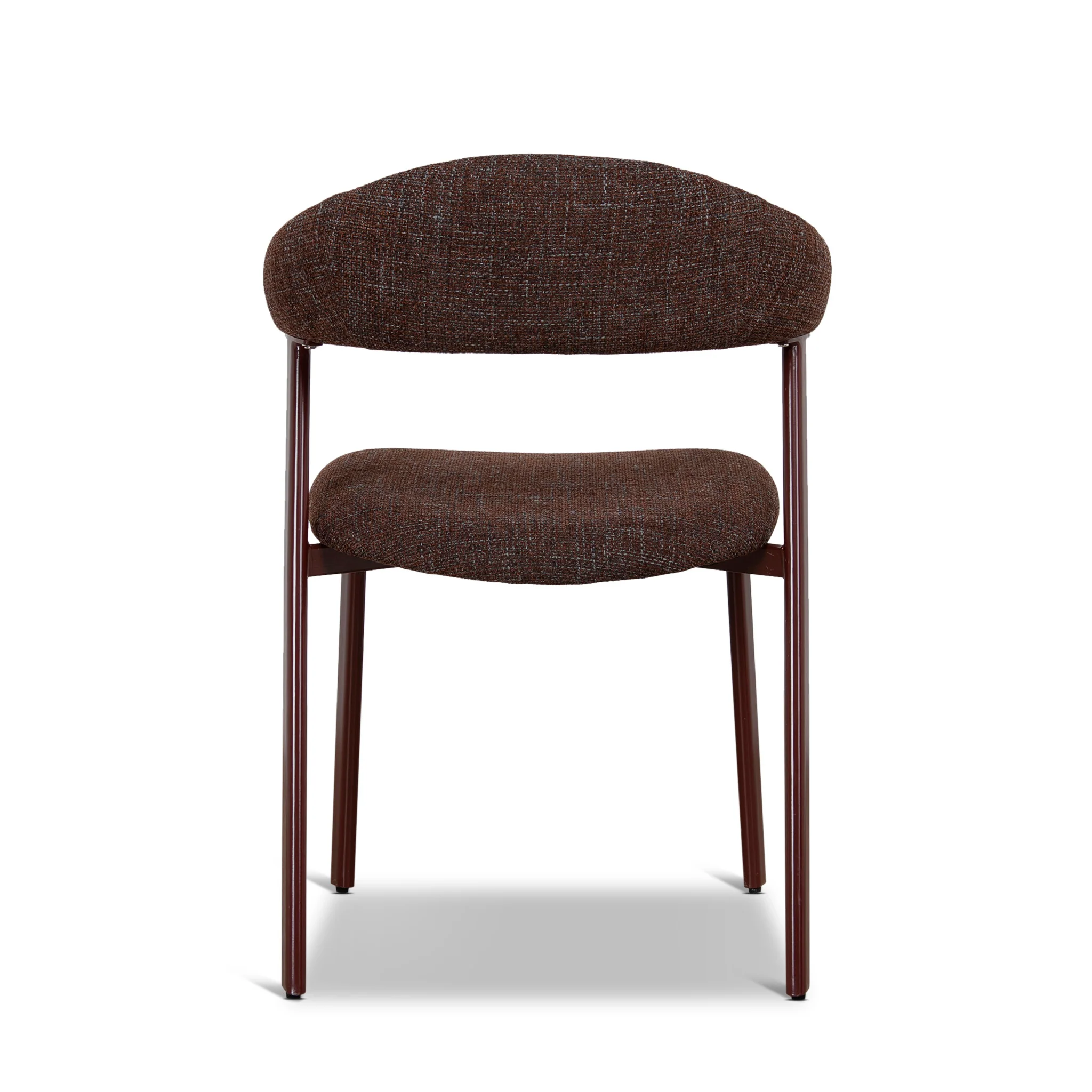 CDC12463-CI Red Dining Chair - Moss Brown (Set of 2) - Image 6