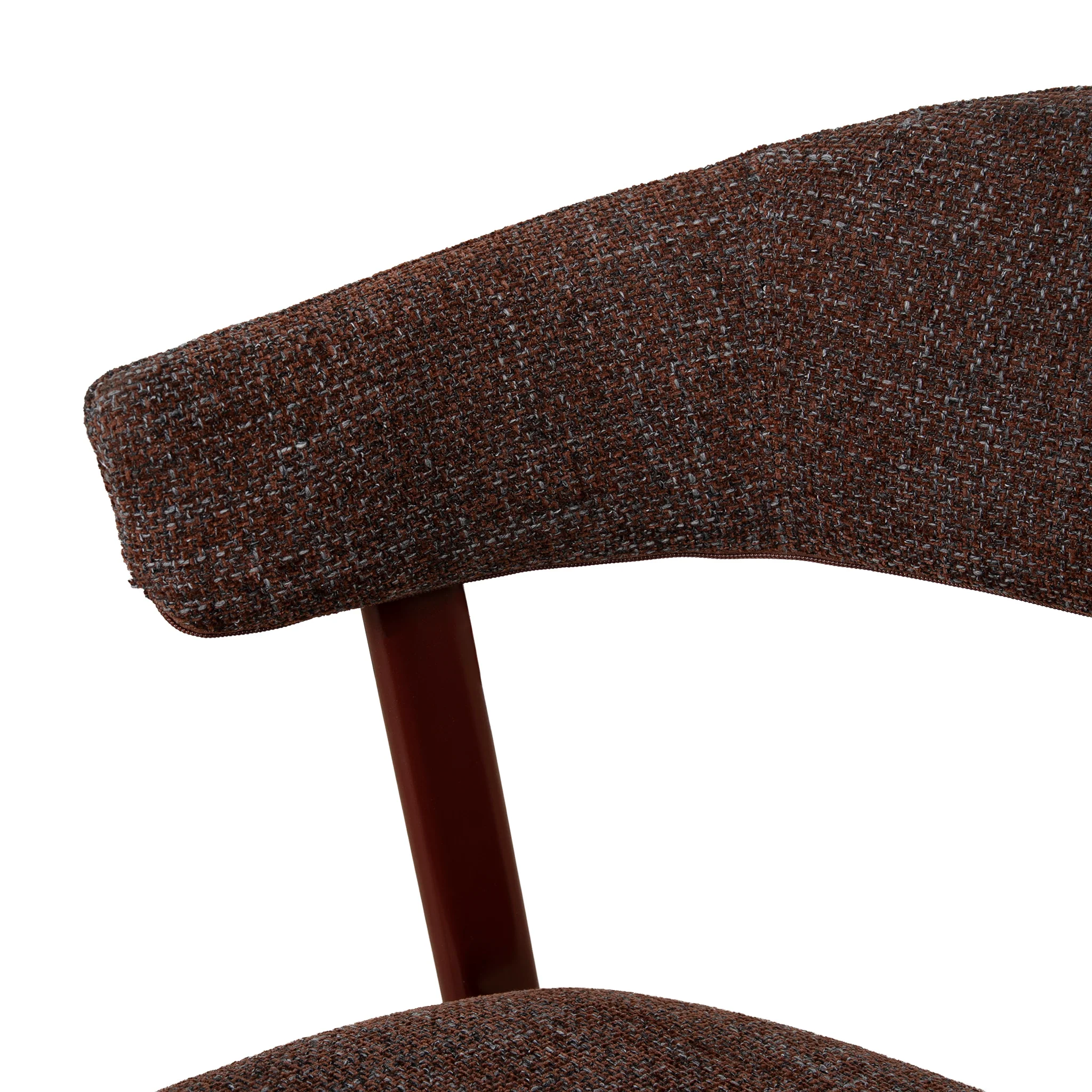 CDC12463-CI Red Dining Chair - Moss Brown (Set of 2) - Image 8