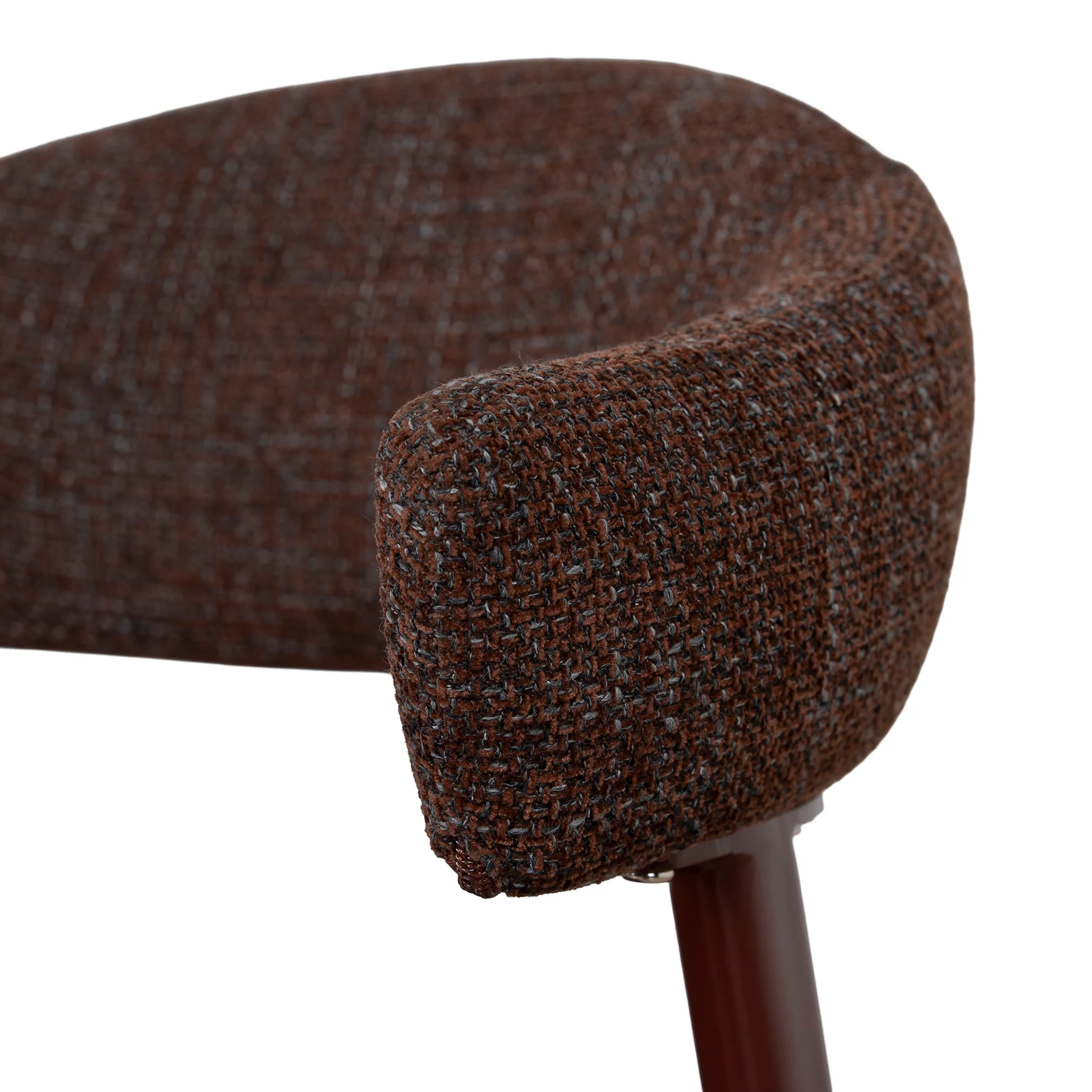 CDC12463-CI Red Dining Chair - Moss Brown (Set of 2) - Image 9