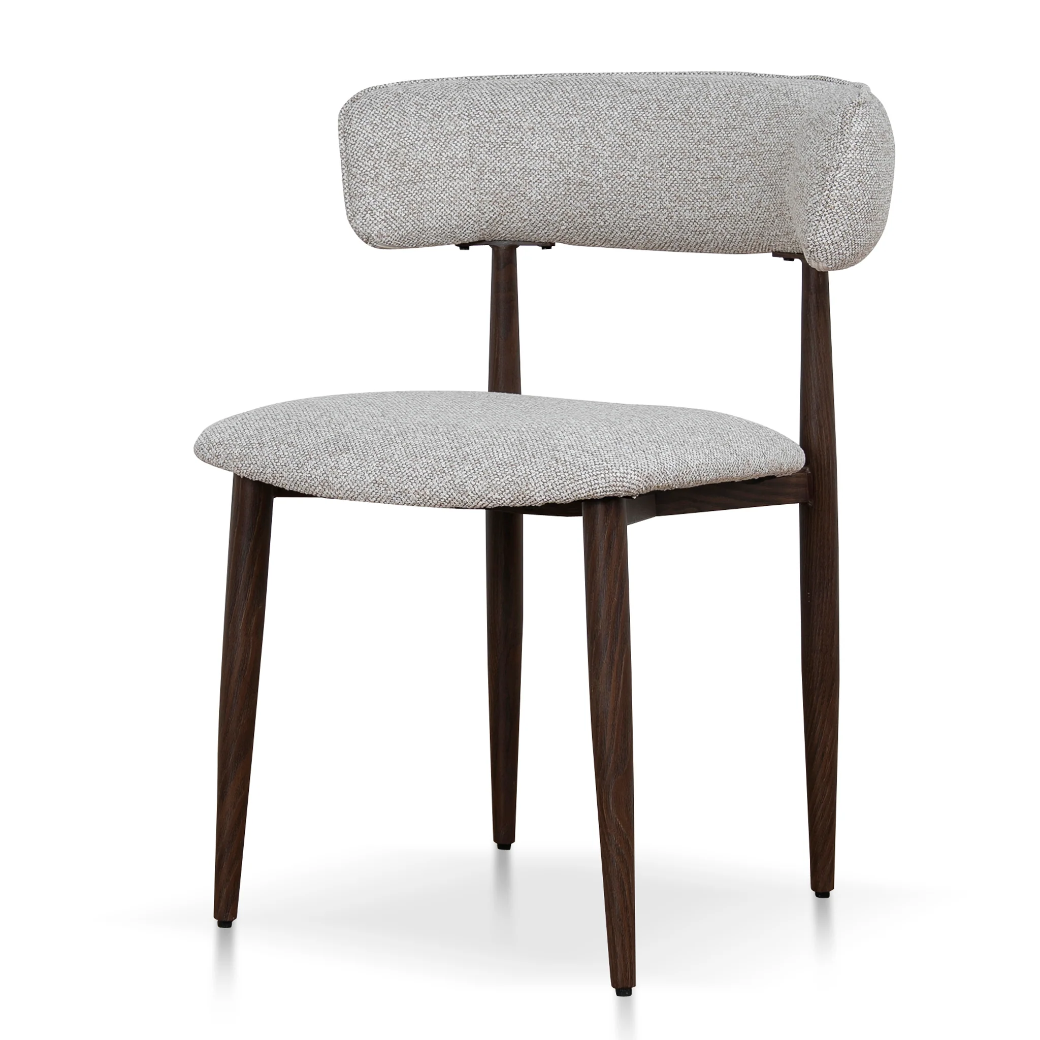 CDC12466-CI Walnut Dining Chair - Clay Beige (Set of 2) - Image 3