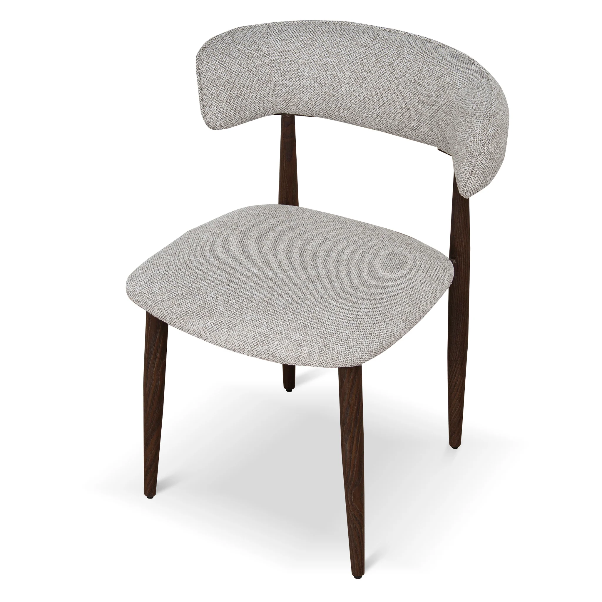 CDC12466-CI Walnut Dining Chair - Clay Beige (Set of 2) - Image 7