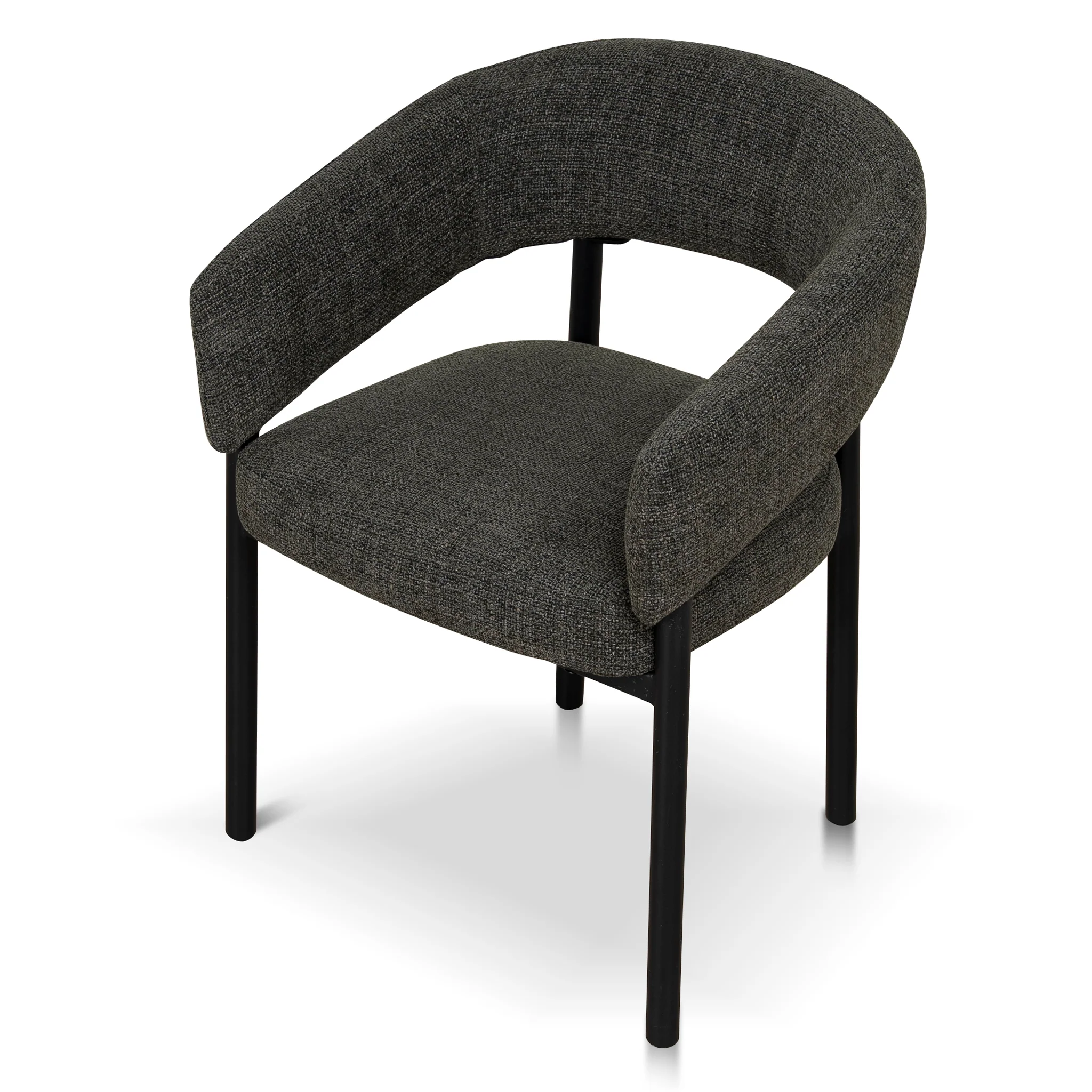 CDC12470-CI Black Dining Chair - Kaitoke Green (Set of 2) - Image 7