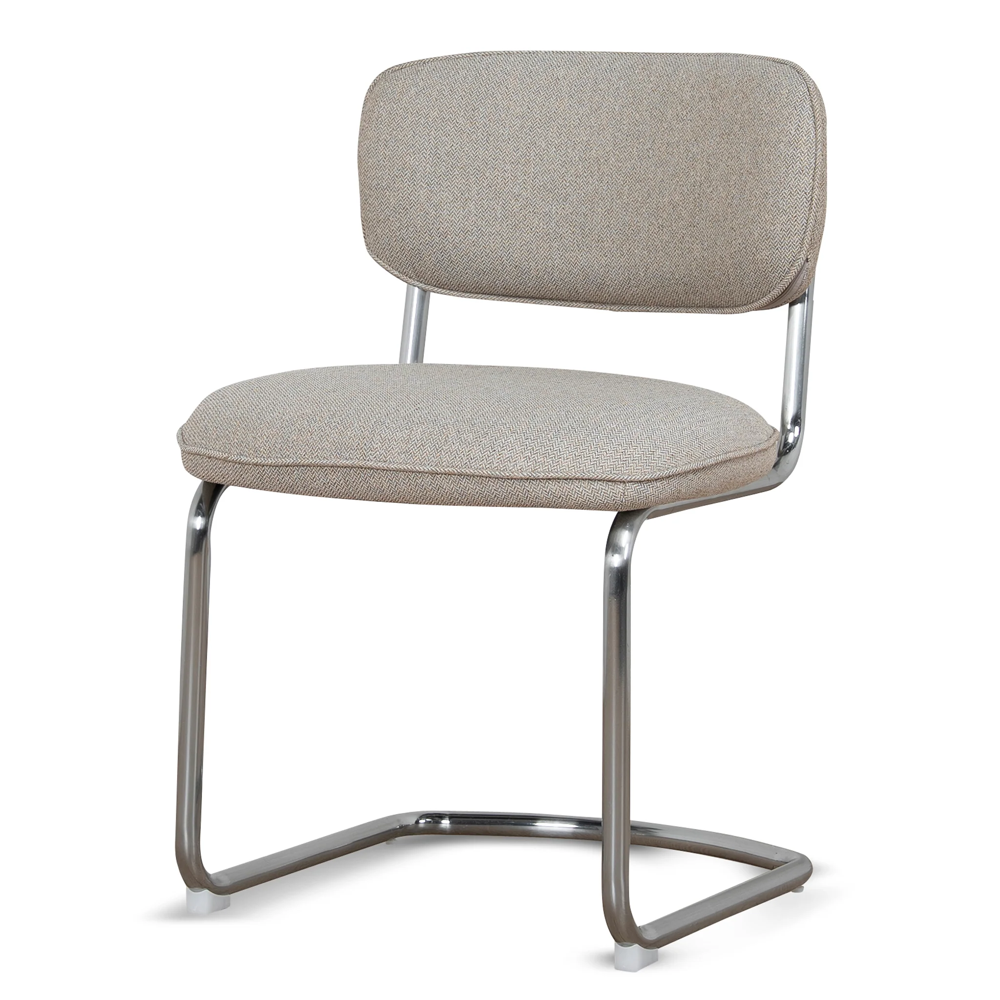 CDC12471-CI Chrome Dining Chair - Henry Beige (Set of 2) - Image 3