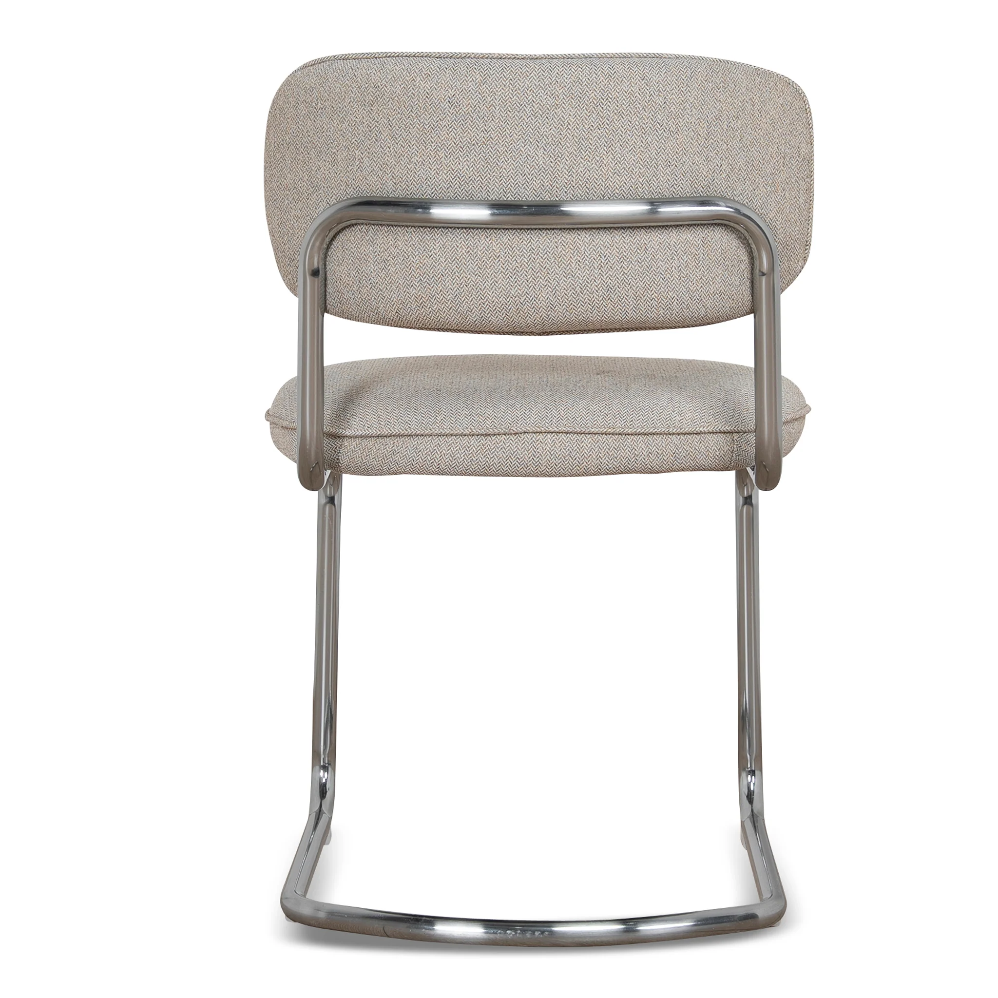 CDC12471-CI Chrome Dining Chair - Henry Beige (Set of 2) - Image 6