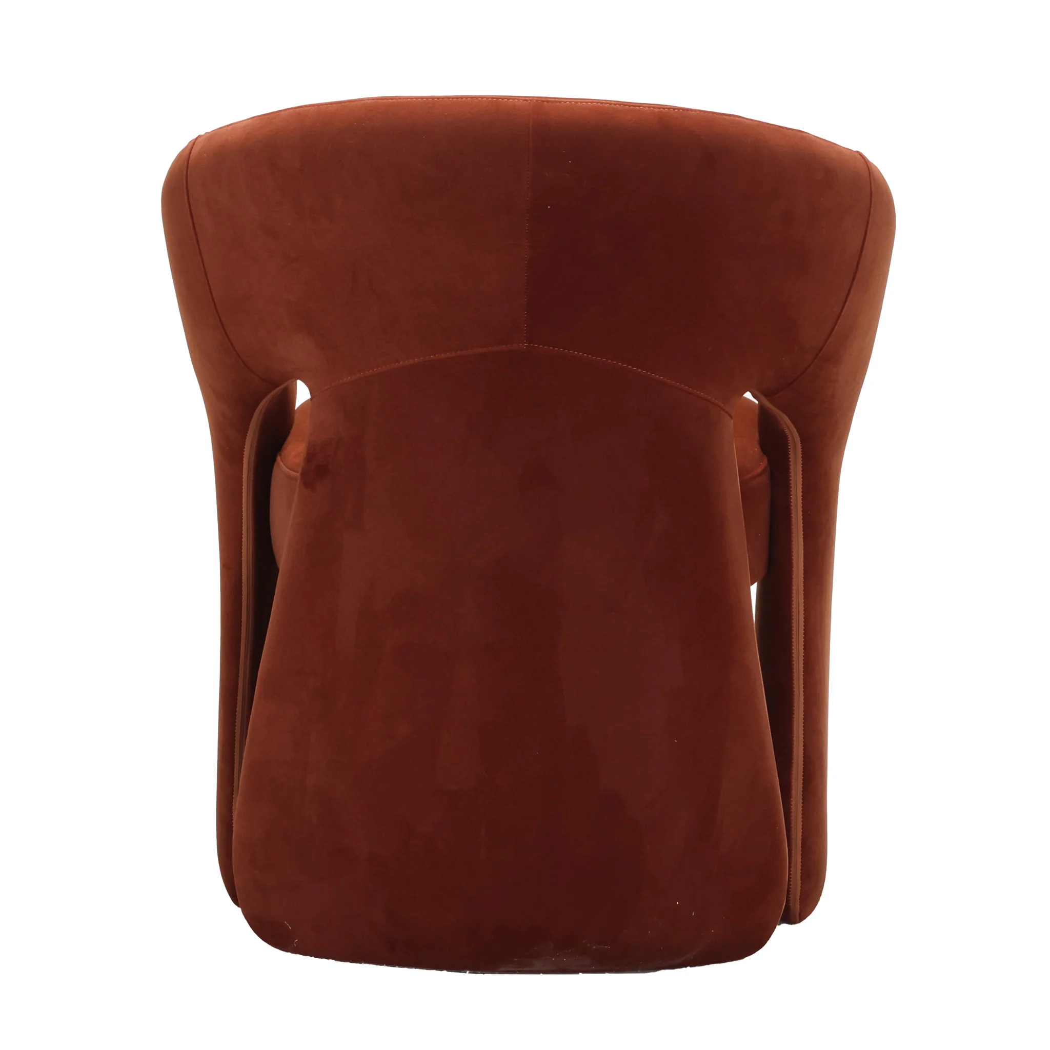 CDC12644-FH Fabric Dining Chair - Burnt Brown - Image 5