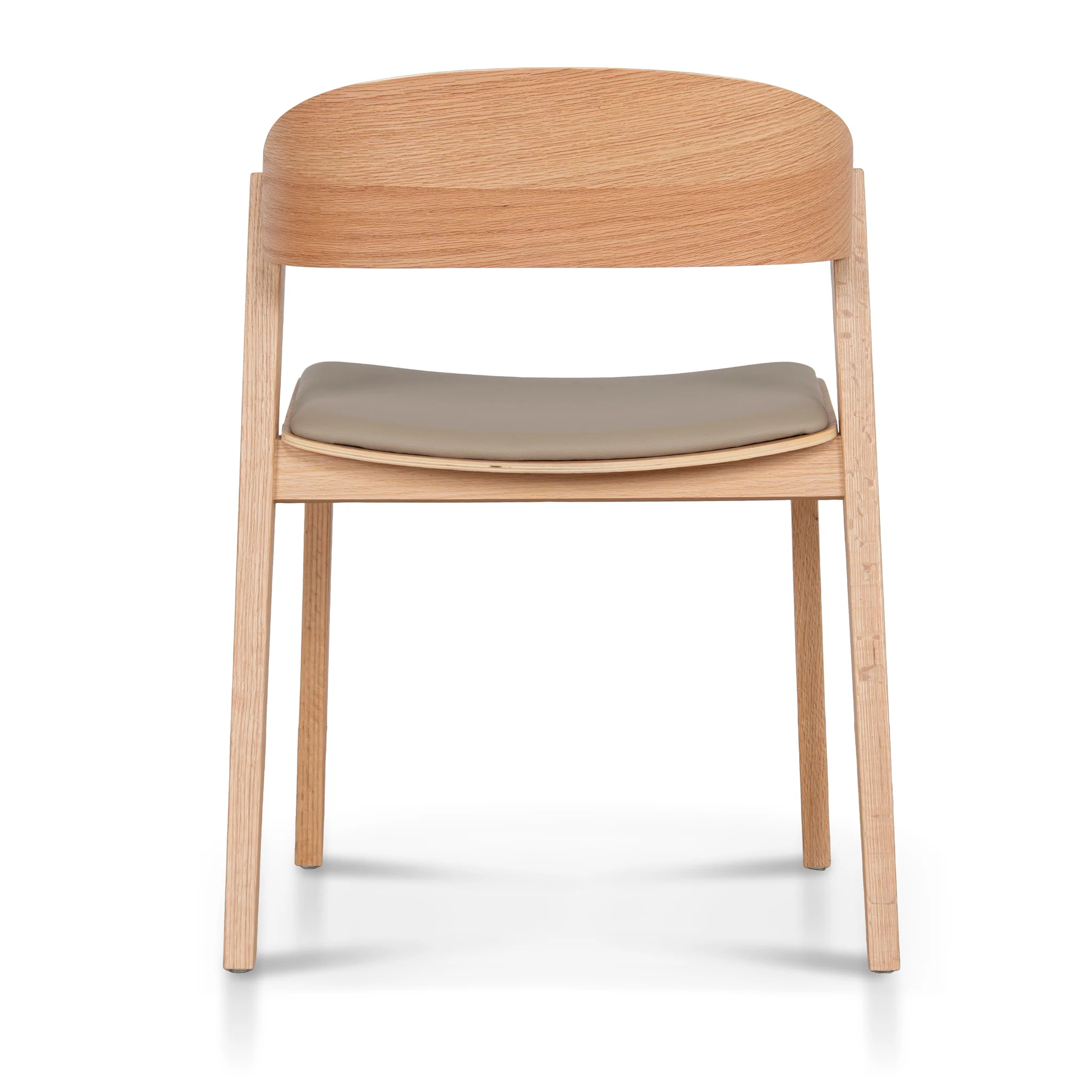 CDC12648-SD Natural Dining Chair - Latte Seat (Set of 2) - Image 6