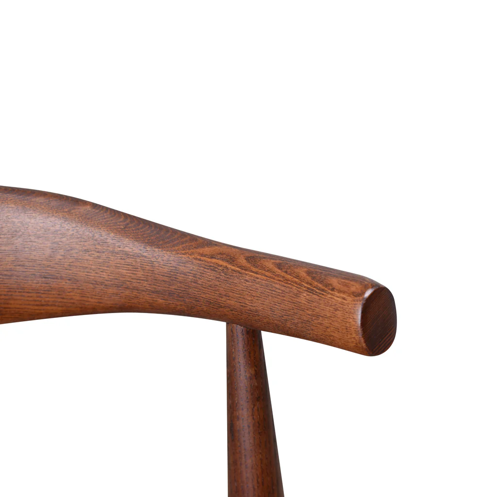 CDC181 Elbow Dining Chair - Dark Brown (Set of 2) - Image 10