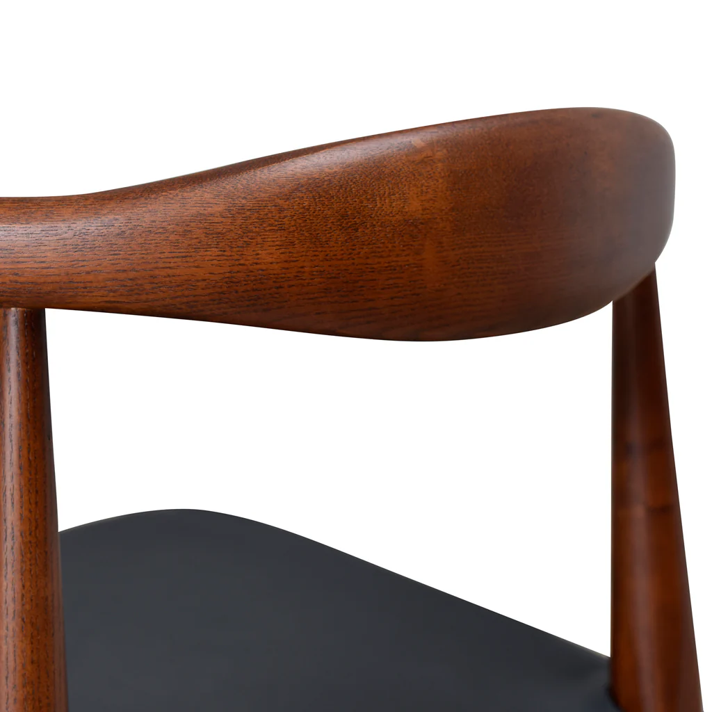 CDC181 Elbow Dining Chair - Dark Brown (Set of 2) - Image 17
