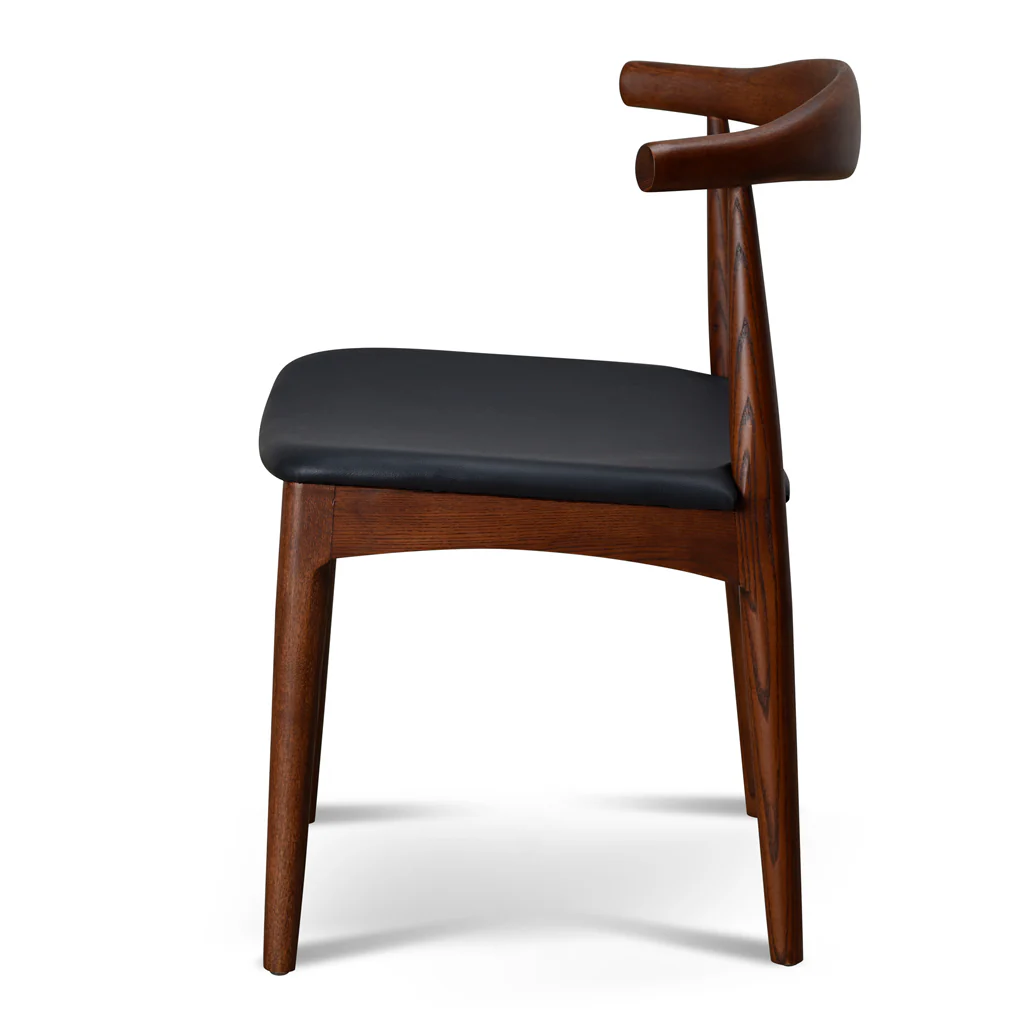 CDC181 Elbow Dining Chair - Dark Brown (Set of 2) - Image 6