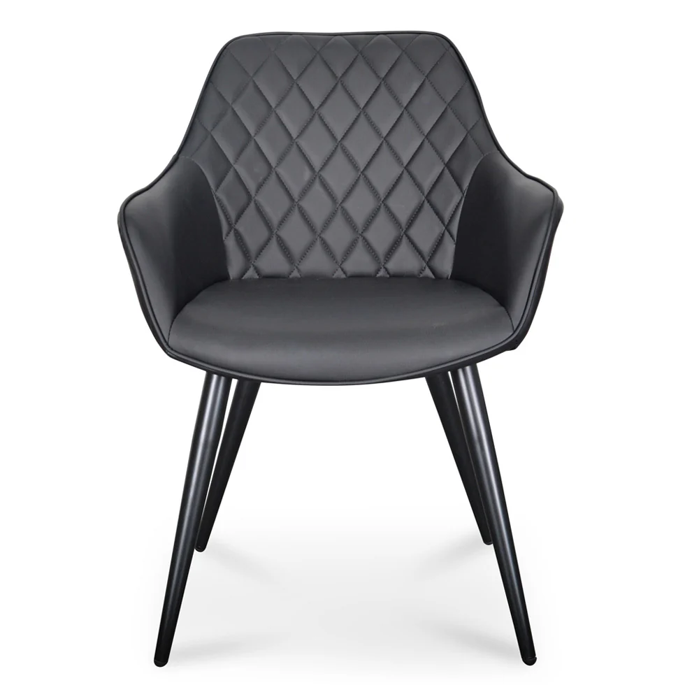 CDC2082-SE - Dining Chair - Black PU (Set of 2) - Image 3