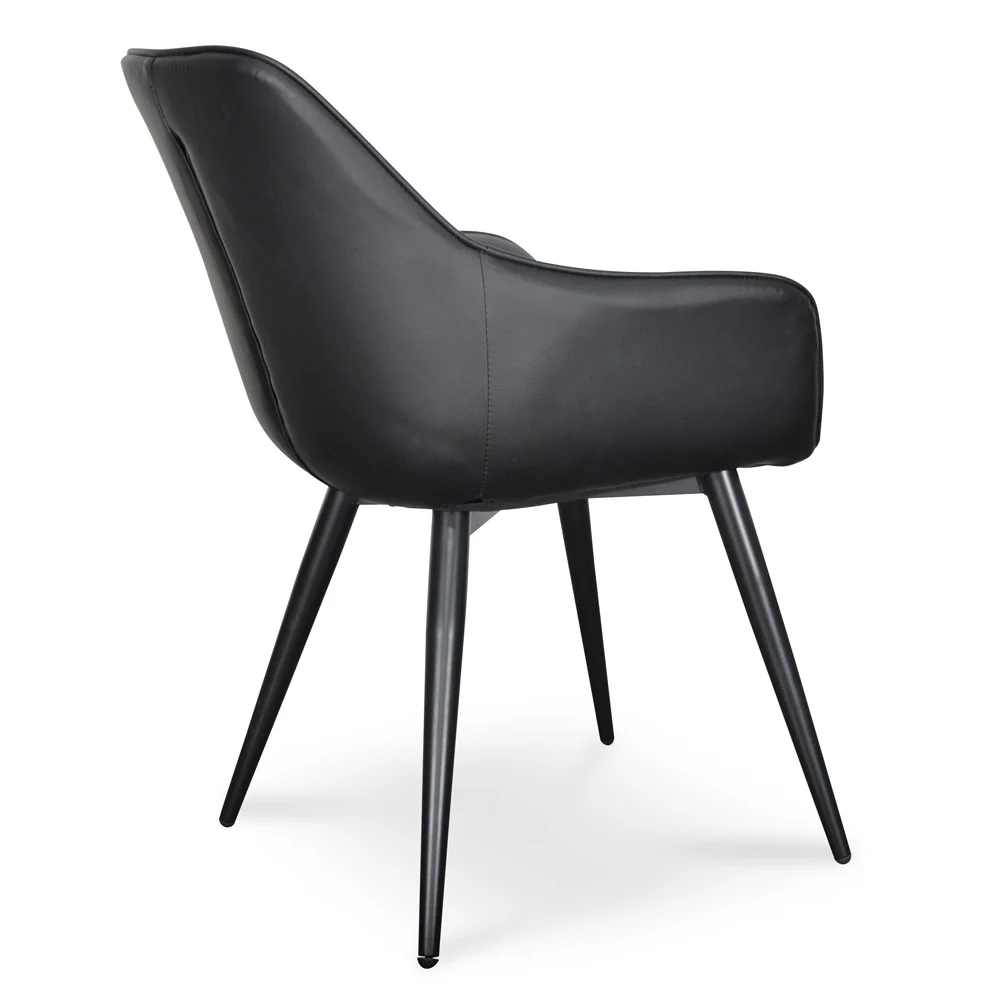CDC2082-SE - Dining Chair - Black PU (Set of 2) - Image 6