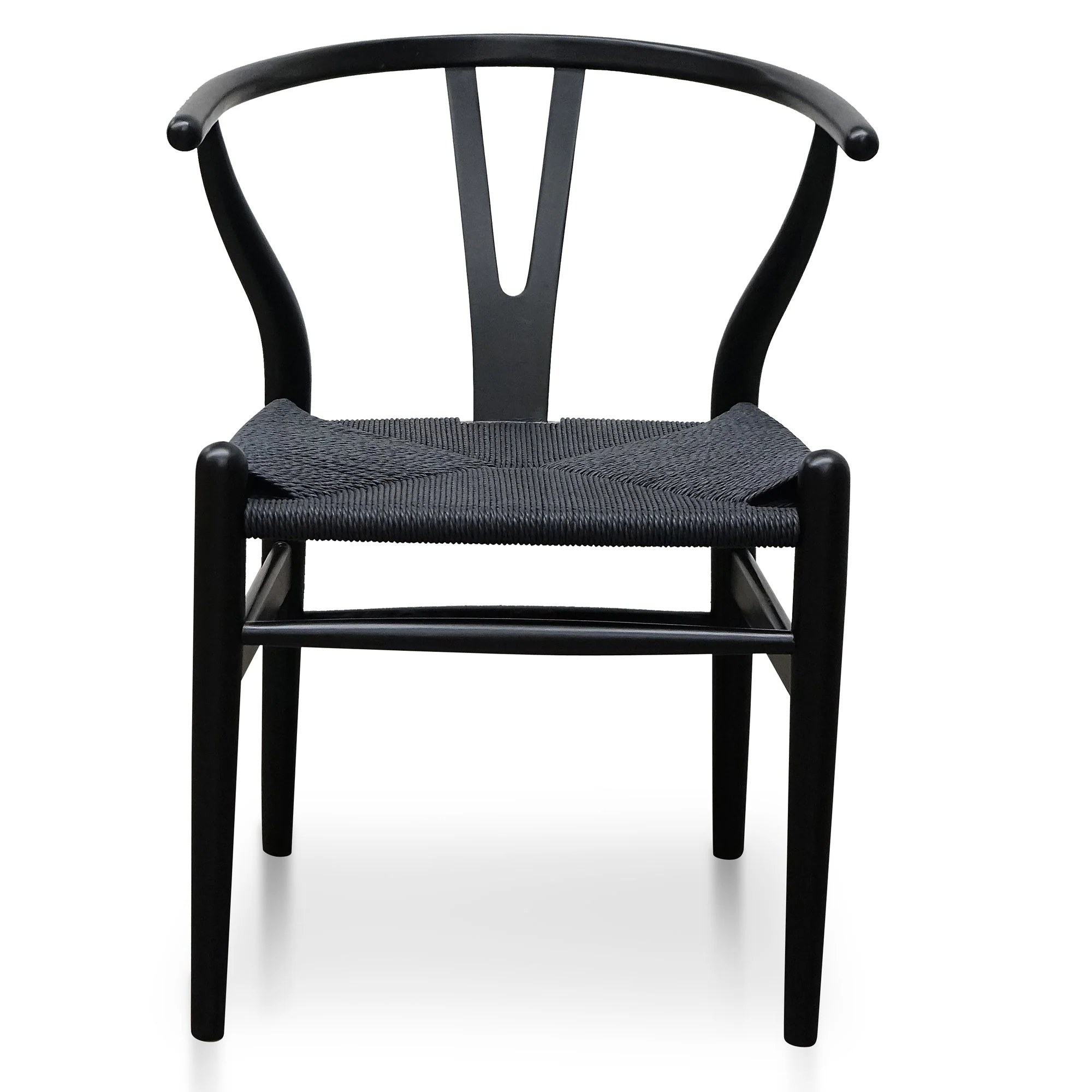 CDC2718-SD Cord Dining Chair - Full Black (Set of 2) - Image 3