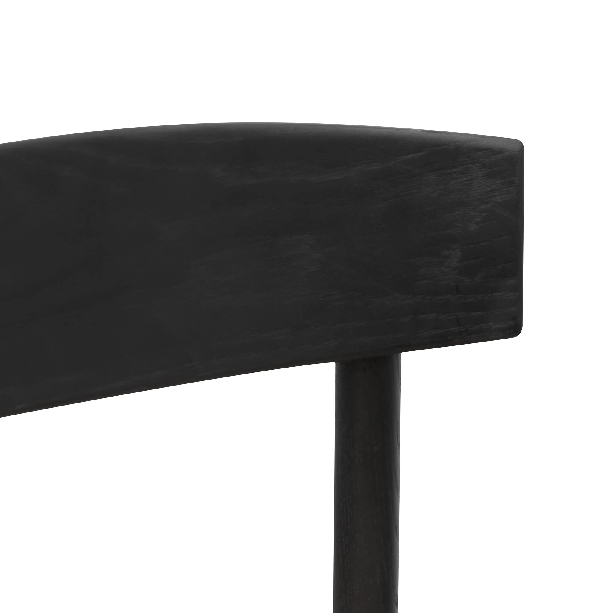 CDC6621-OW Rattan Black Dining Chair - Natural Seat (Set of 2) - Image 9
