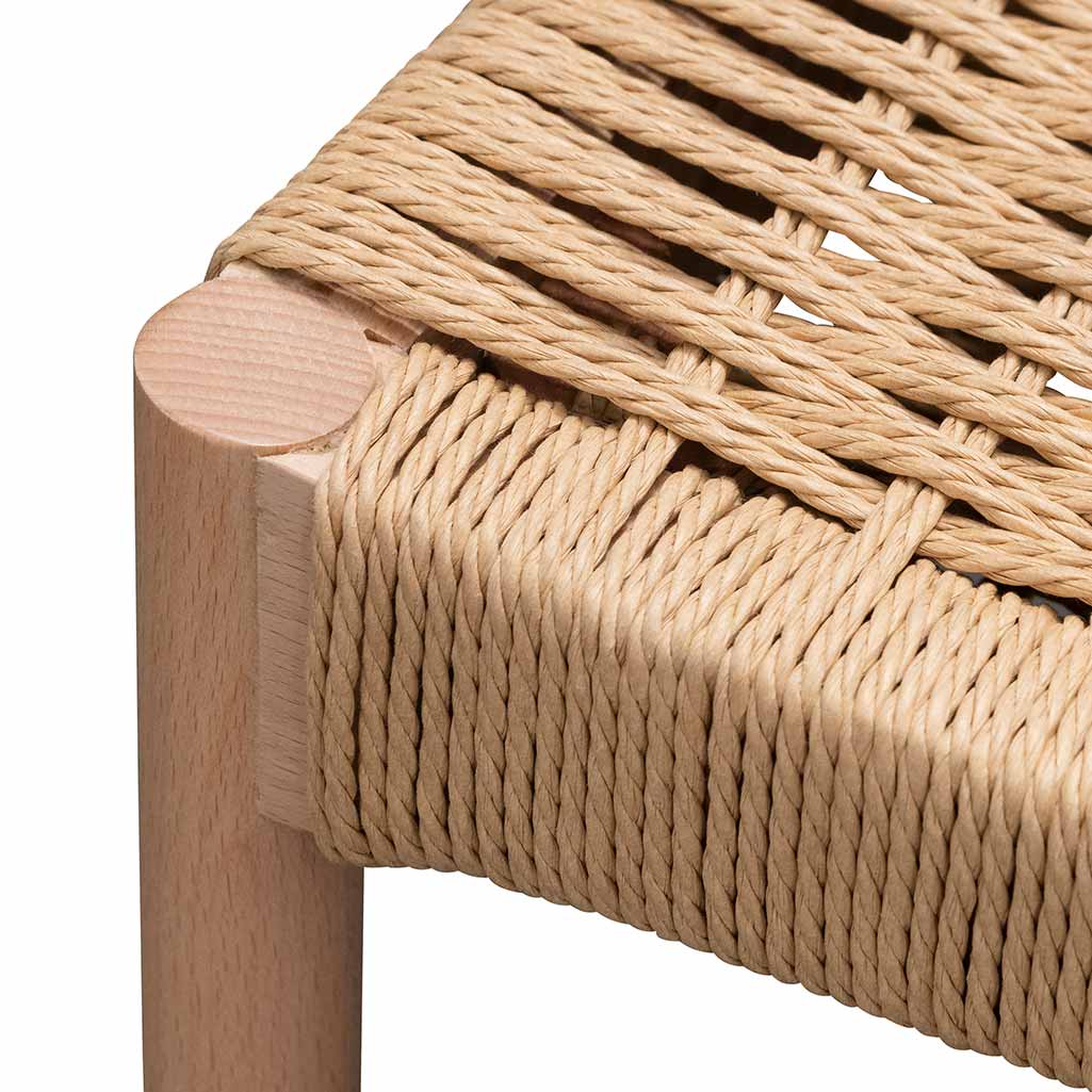 CDC6803-SD Rope Seat Dining Chair - Natural (Set of 2) - Image 13