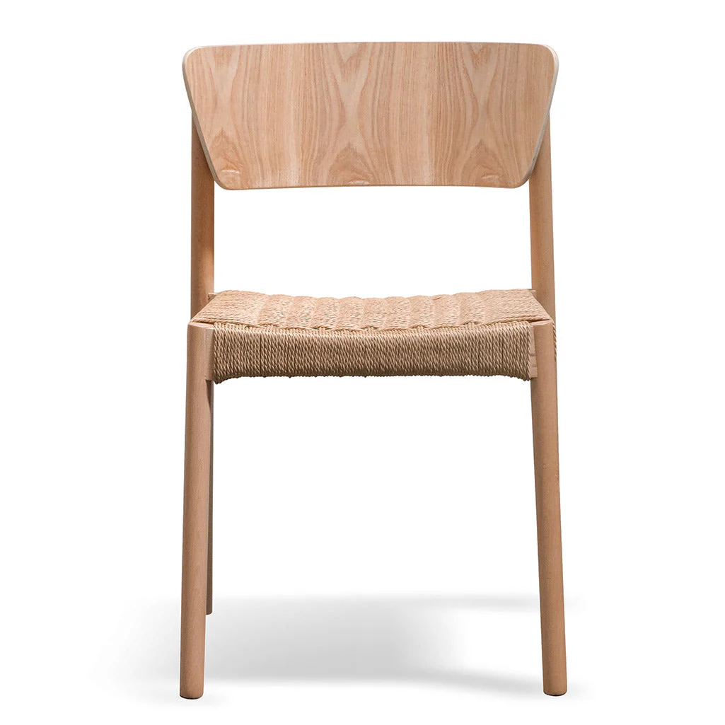 CDC6803-SD Rope Seat Dining Chair - Natural (Set of 2) - Image 3