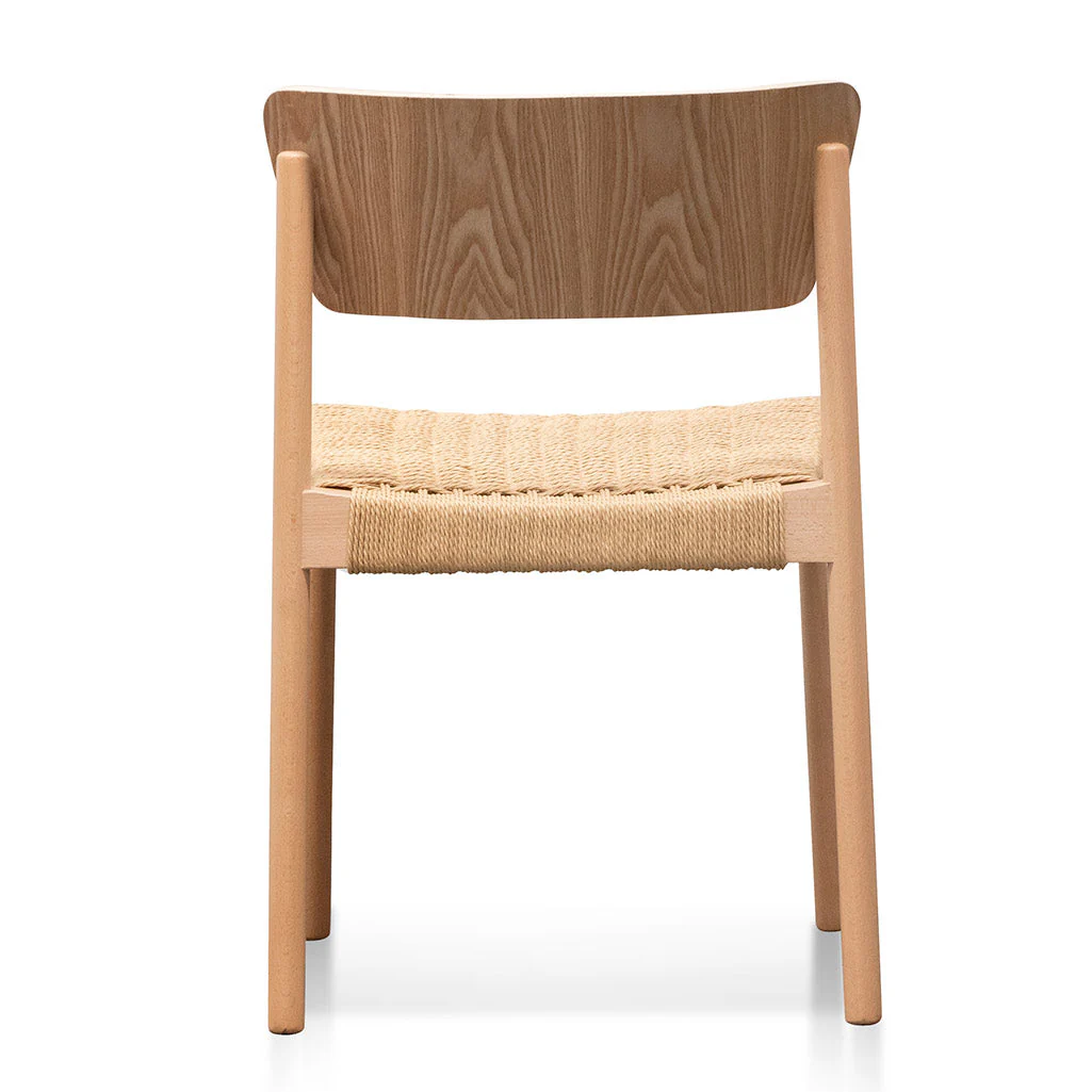 CDC6803-SD Rope Seat Dining Chair - Natural (Set of 2) - Image 7