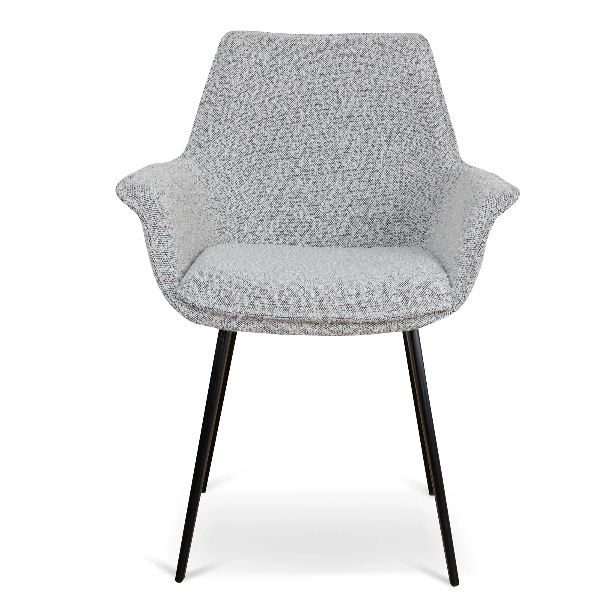 CDC6876-SE - Dining Chair - Moonlit Pepper Boucle (Set of 2) - Image 3