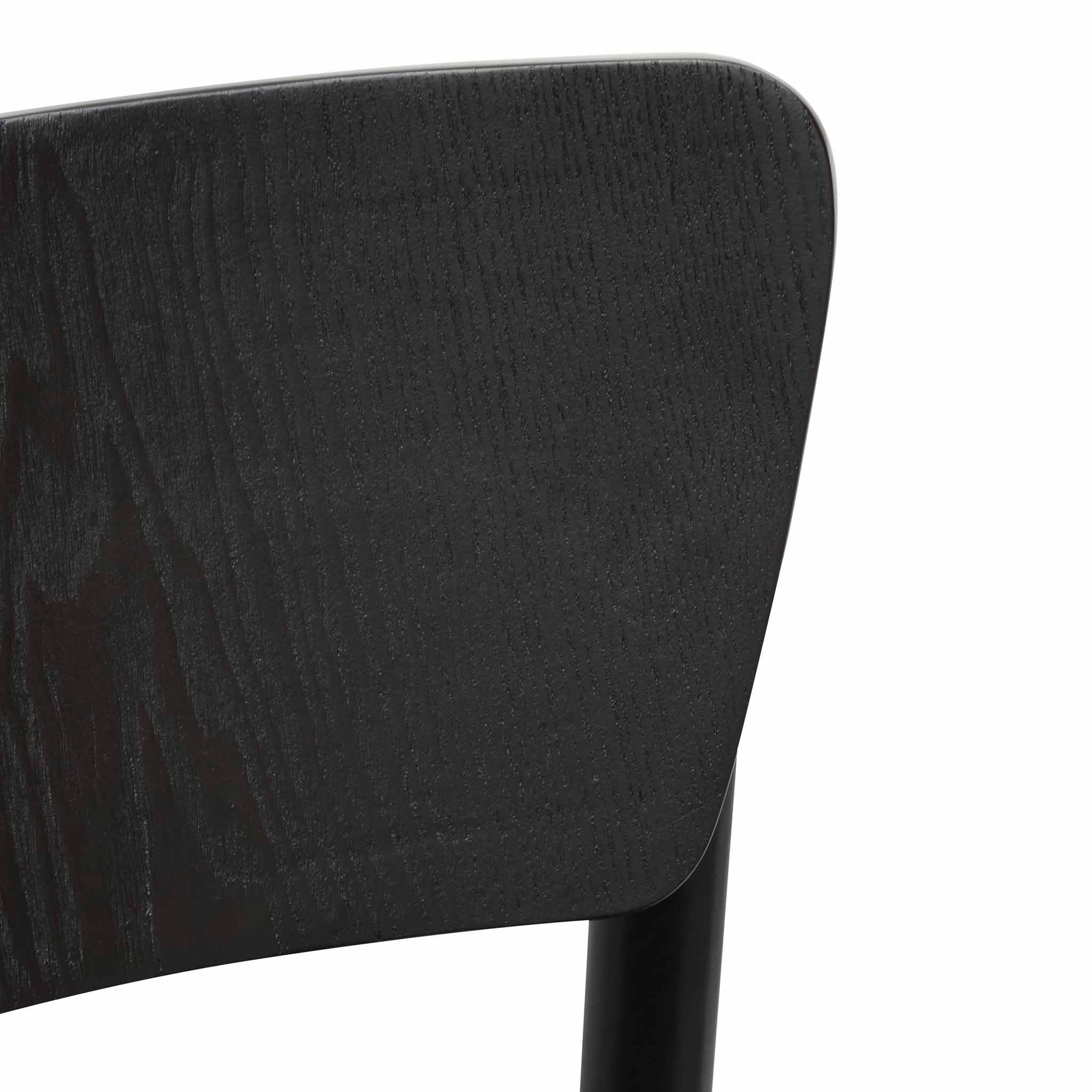 CDC8151-SD Rope Seat Dining Chair - Black (Set of 2) - Image 9