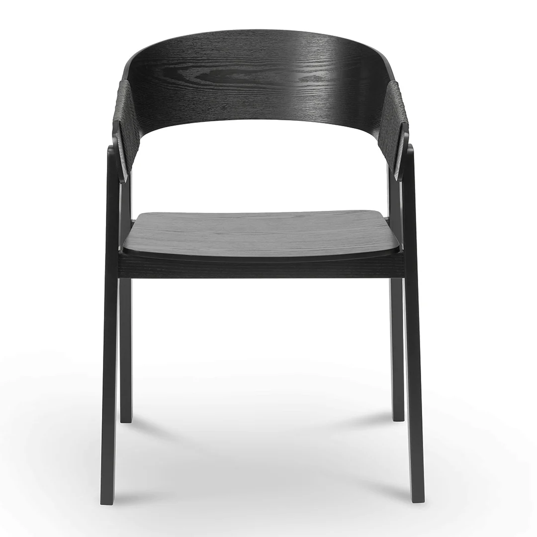 CDC8198-SD Dining Chair - Full Black (Set of 2) - Image 3