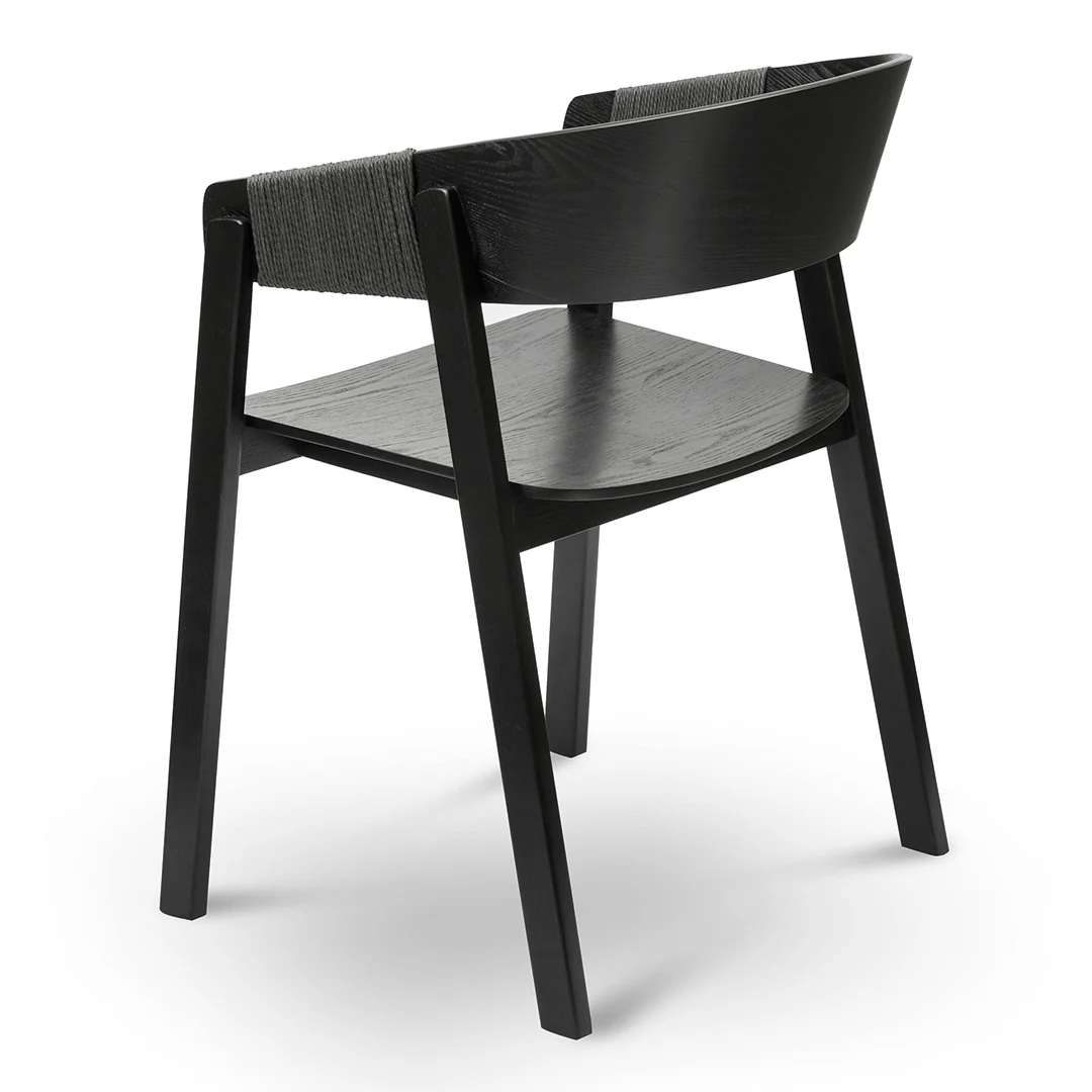 CDC8198-SD Dining Chair - Full Black (Set of 2) - Image 5