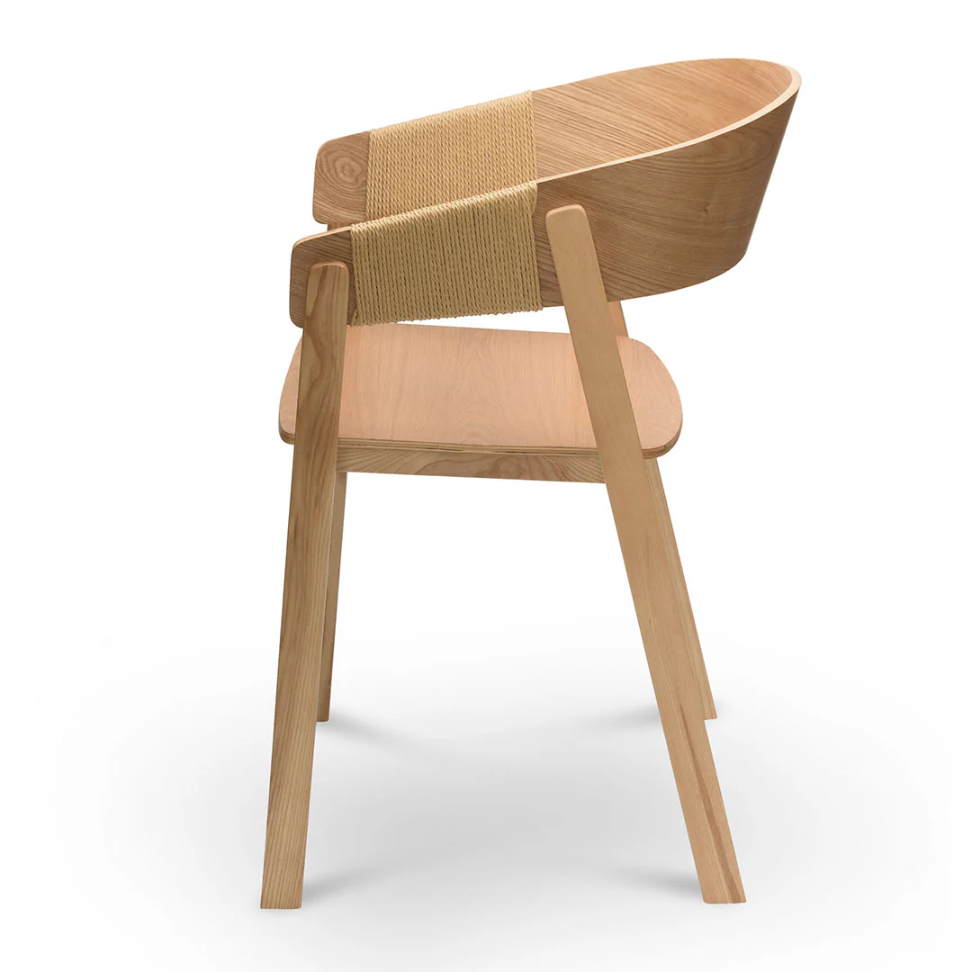 CDC8199-SD Rattan Dining Chair - Natural (Set of 2) - Image 4