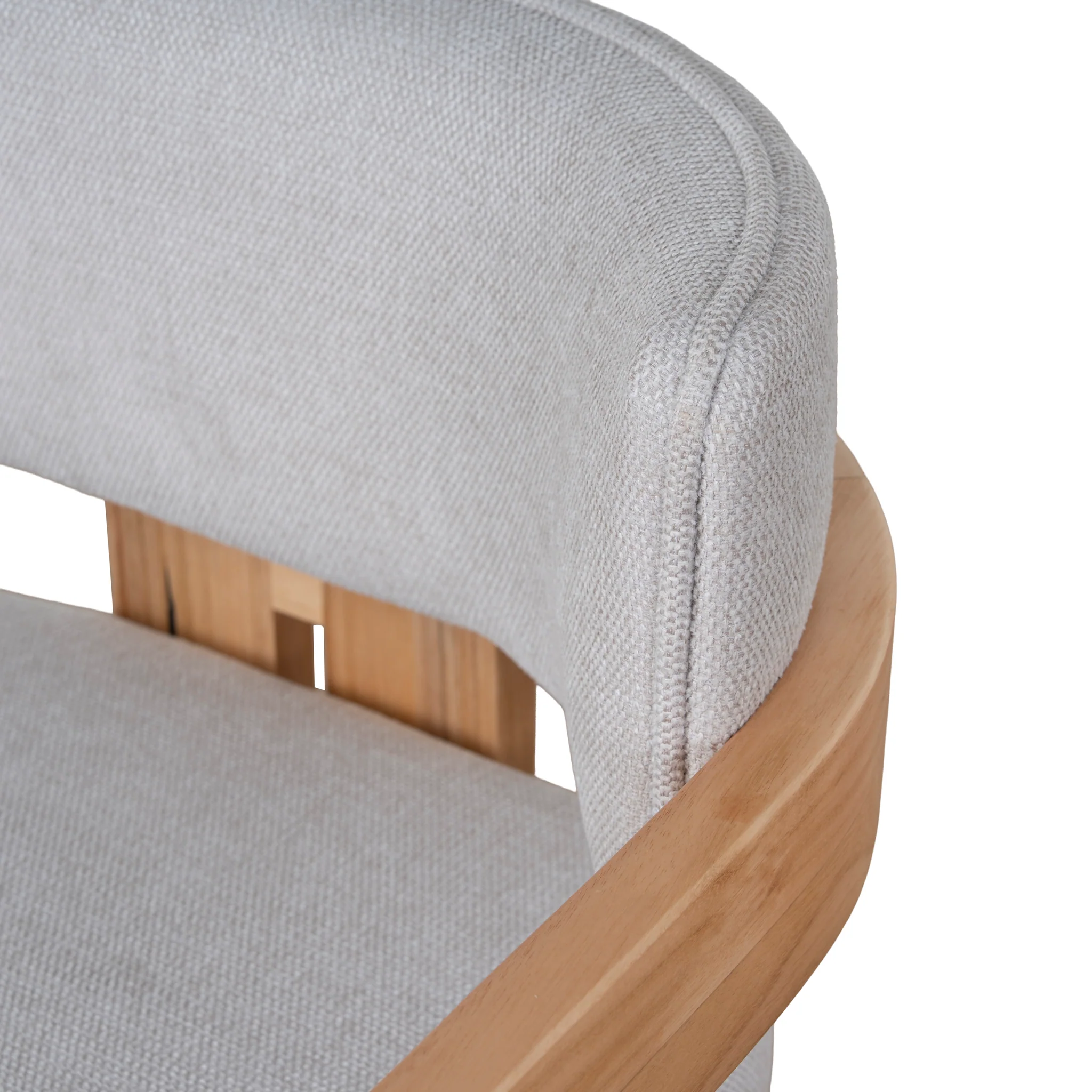 CDC8772-MA Natural Ash Dining Chair - Stone Beige (Set of 2) - Image 12
