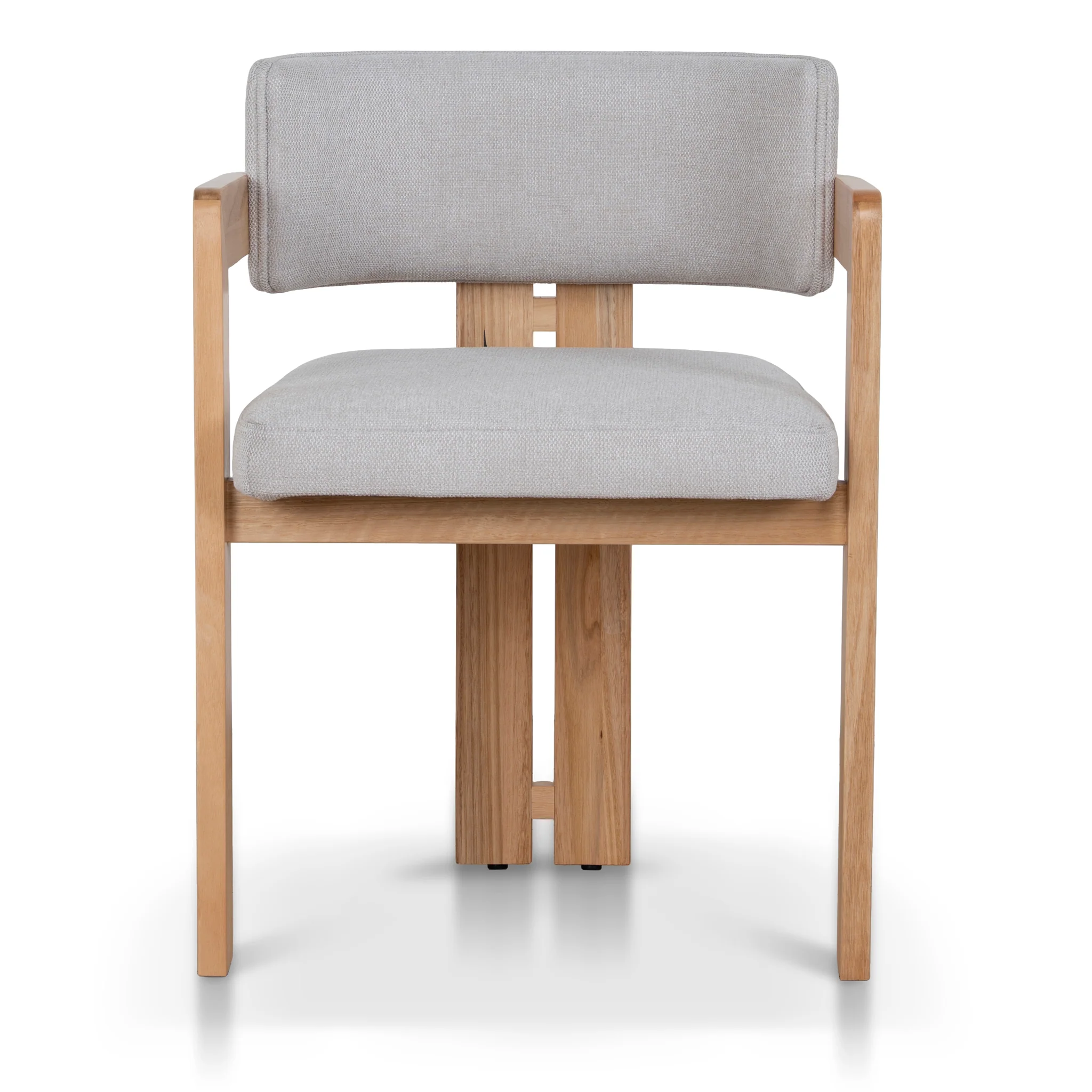 CDC8772-MA Natural Ash Dining Chair - Stone Beige (Set of 2) - Image 2