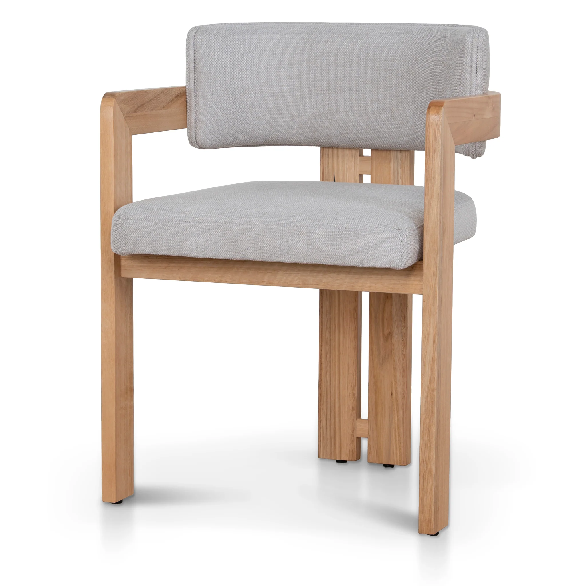 CDC8772-MA Natural Ash Dining Chair - Stone Beige (Set of 2) - Image 3