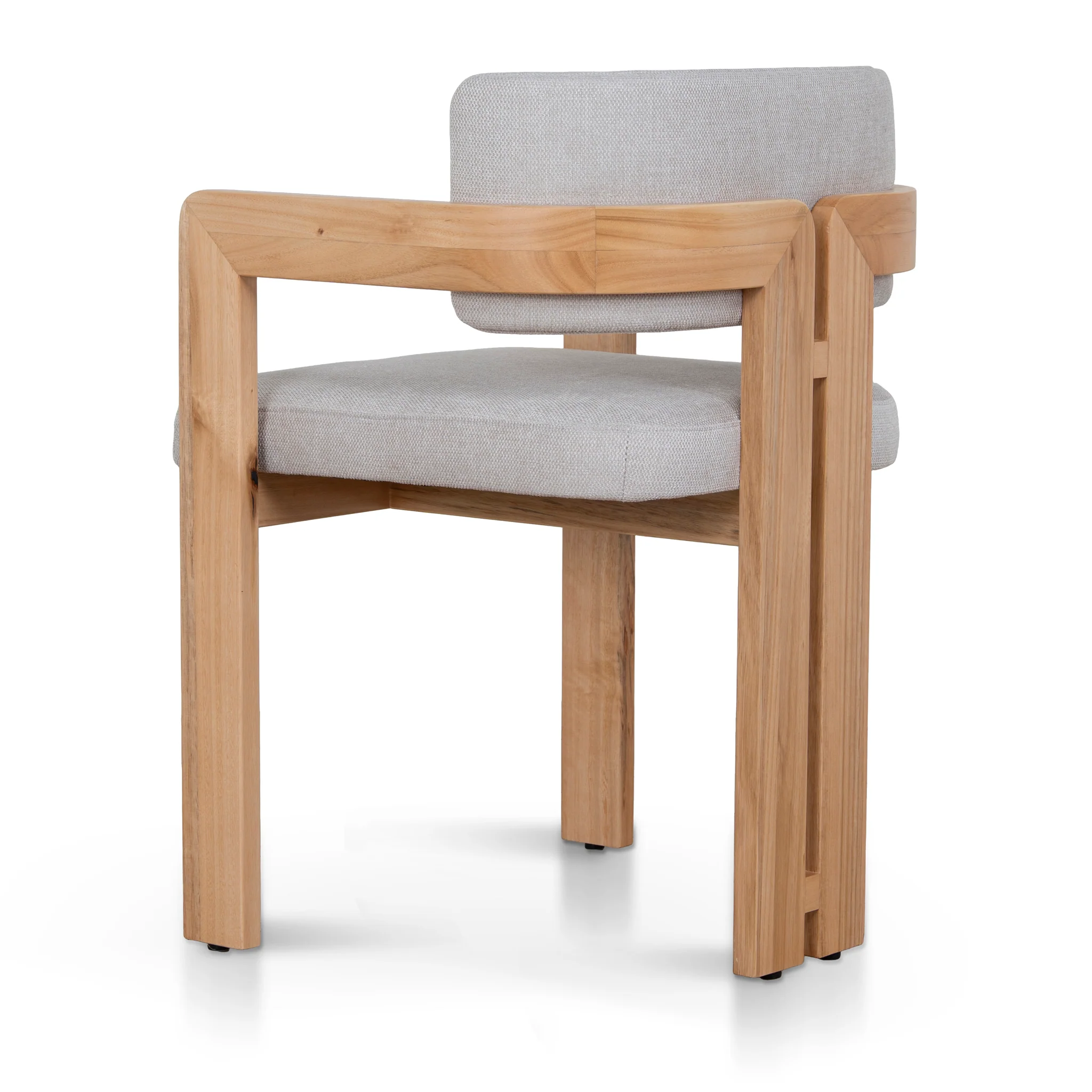 CDC8772-MA Natural Ash Dining Chair - Stone Beige (Set of 2) - Image 5