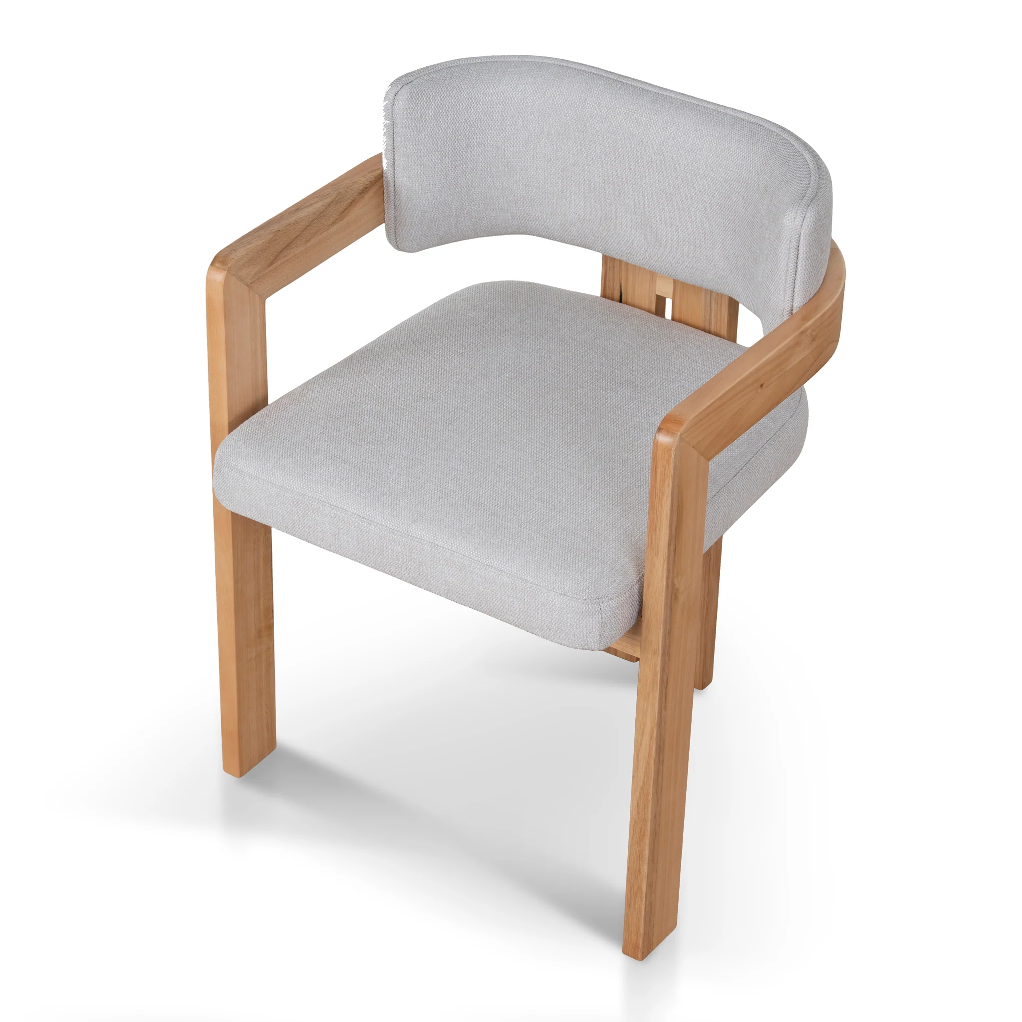 CDC8772-MA Natural Ash Dining Chair - Stone Beige (Set of 2) - Image 7