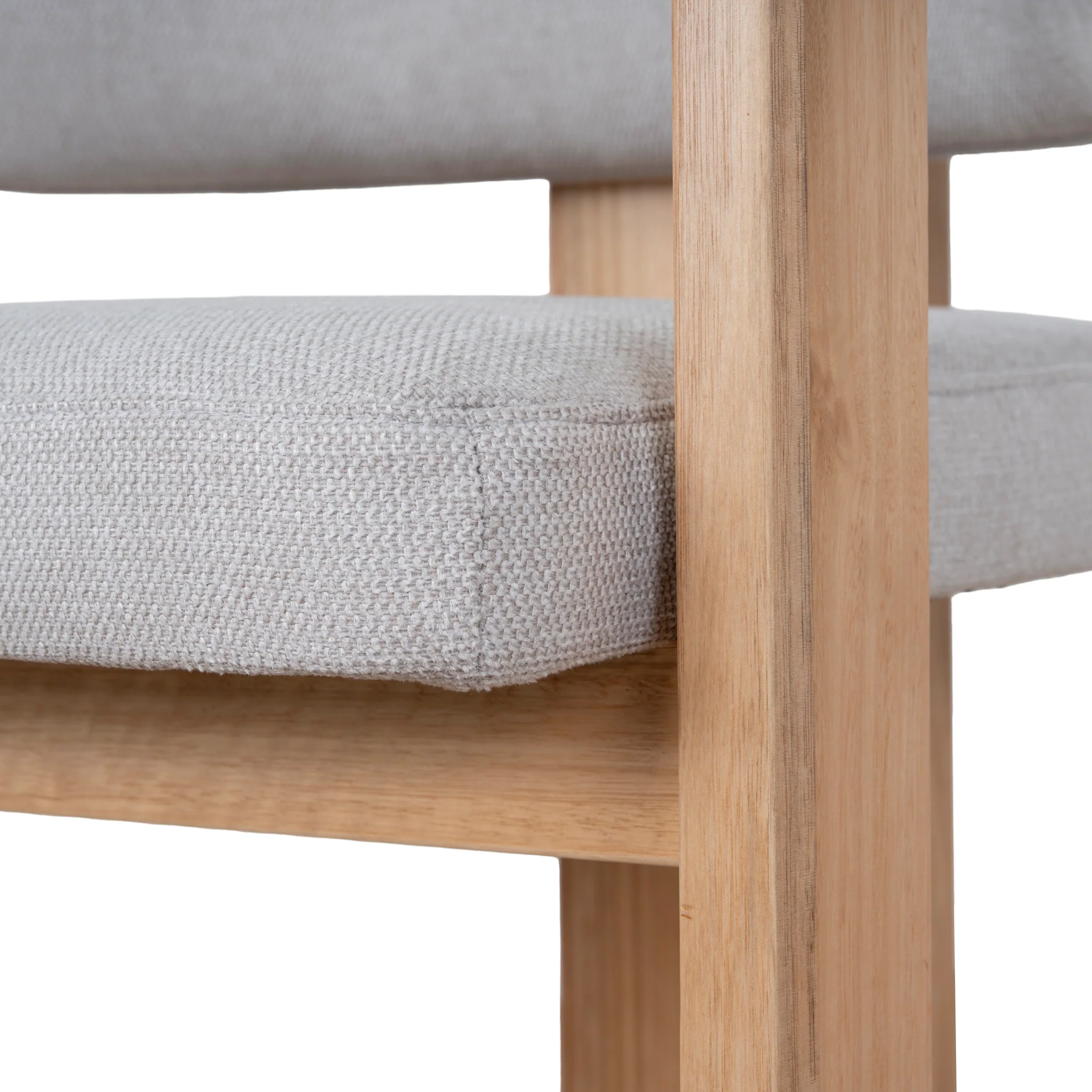 CDC8772-MA Natural Ash Dining Chair - Stone Beige (Set of 2) - Image 9