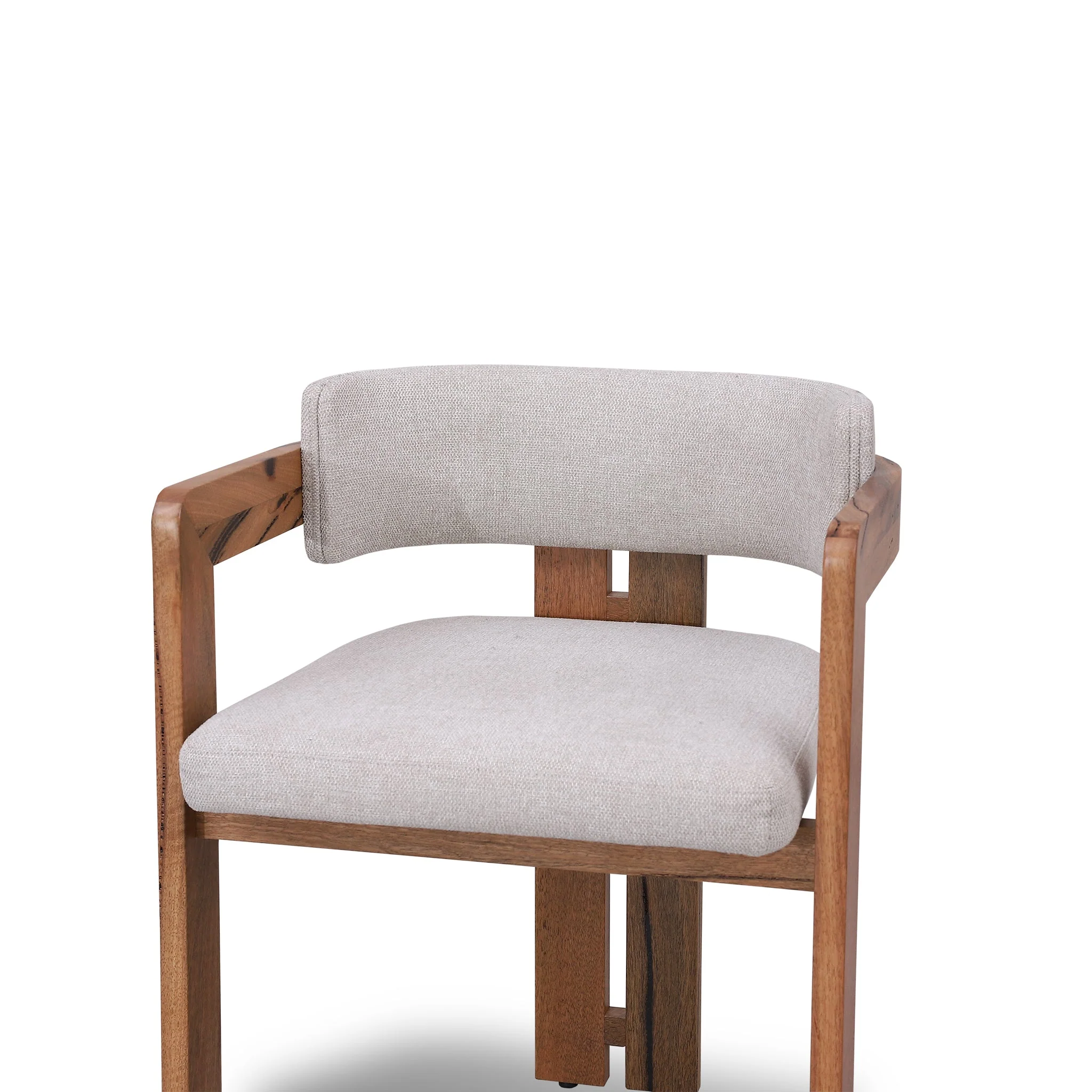 CDC8773-MA Natural Marri Dining Chair - Stone Beige (Set of 2) - Image 4