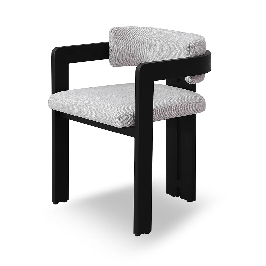 CDC8774-MA Black Dining Chair - Stone Beige (Set of 2) - Image 2
