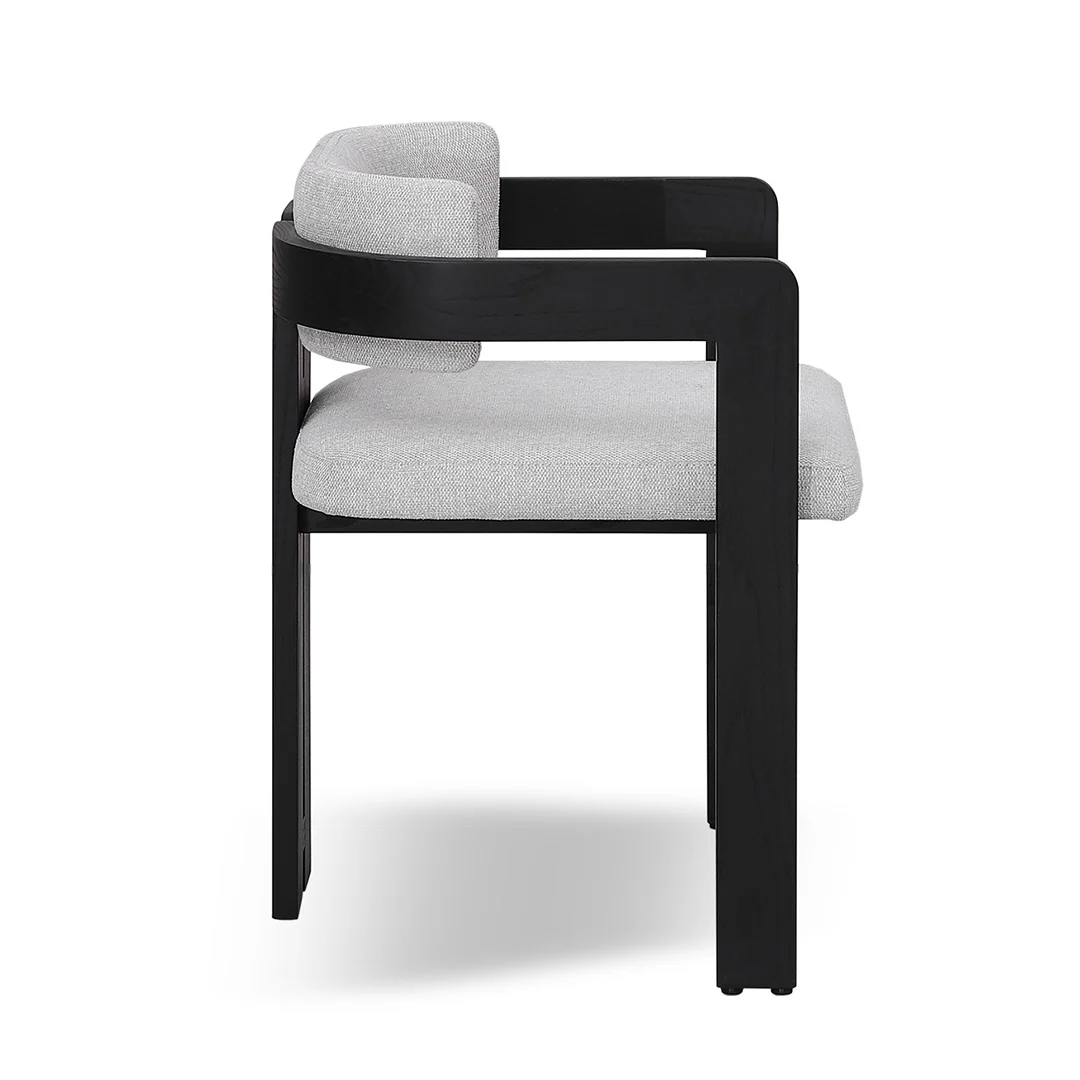 CDC8774-MA Black Dining Chair - Stone Beige (Set of 2) - Image 4