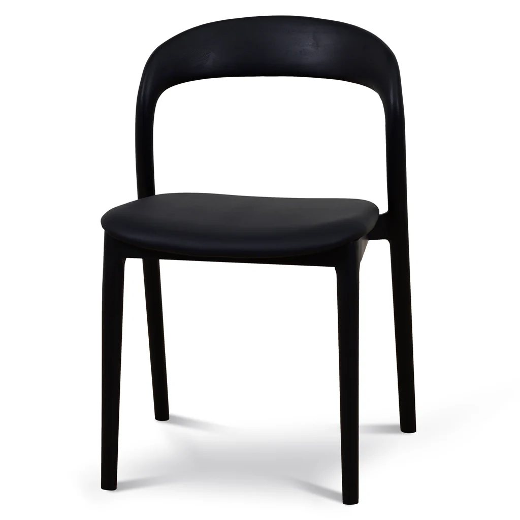 CDC8815-SD Dining Chair - Full Black (Set of 2) - Image 4