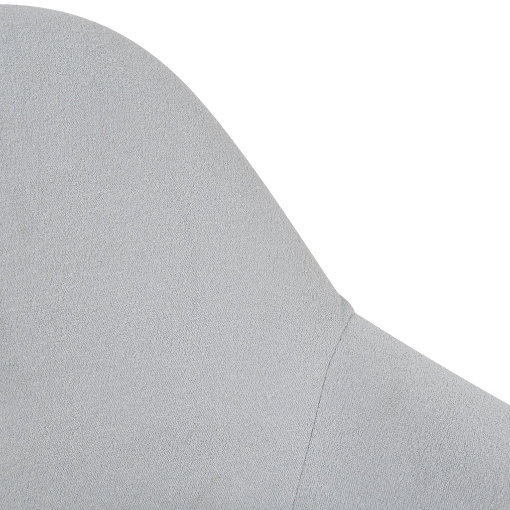 CDC8888-LF Fabric Dining Chair - Pale Grey - Image 6