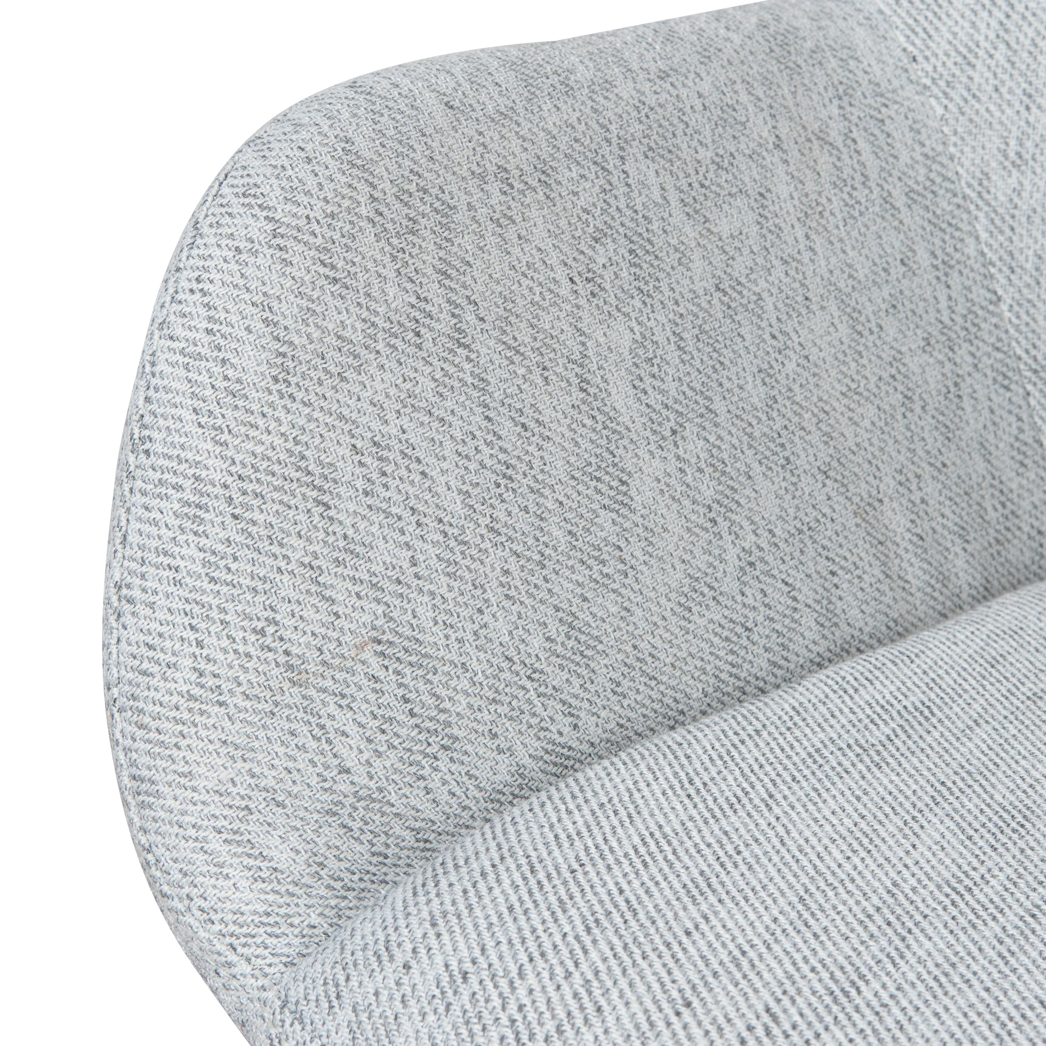 CDC8948-SD Fabric Dining chair - Silver Grey (Set of 2) - Image 7