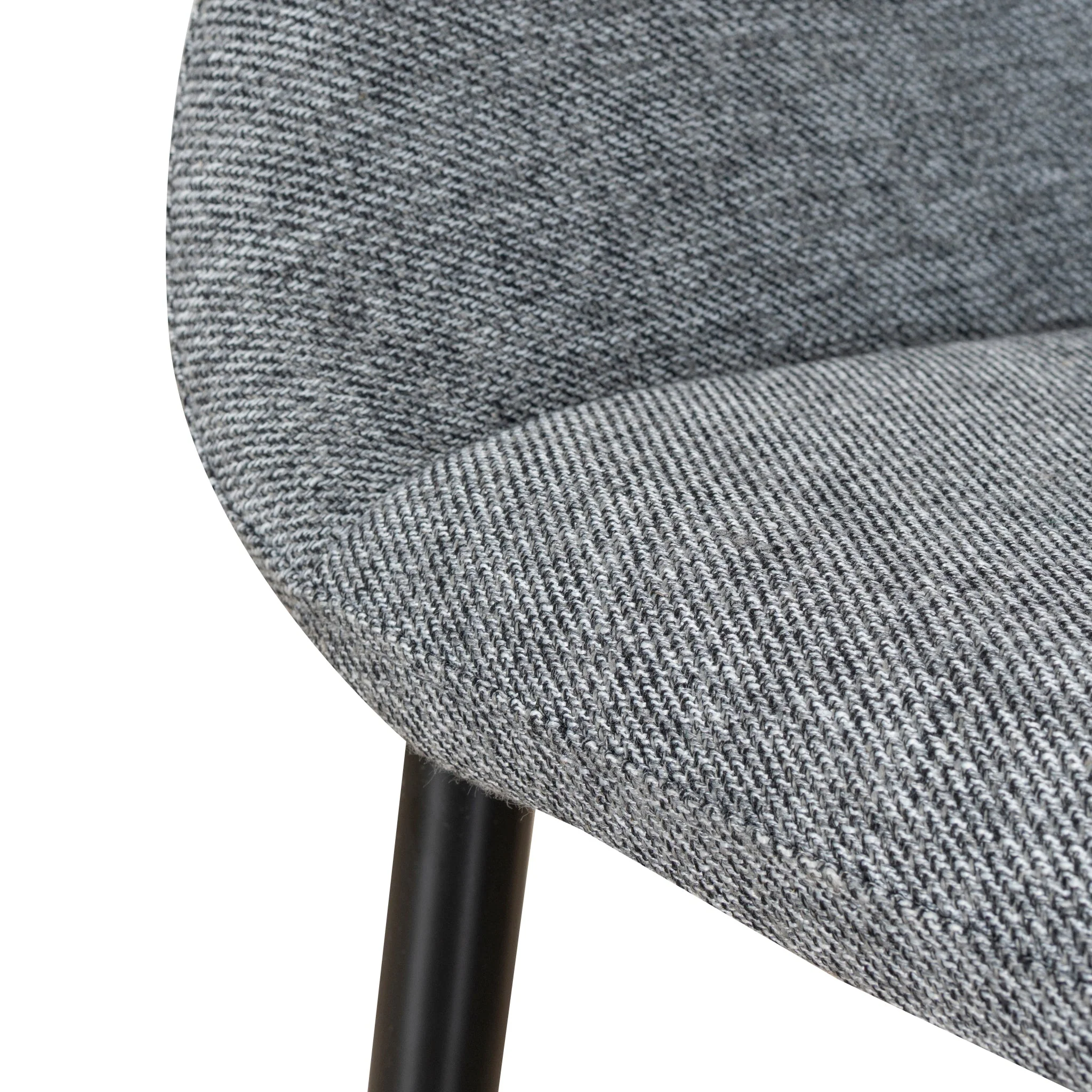 CDC8949-SD Fabric Dining chair - Lava Grey (Set of 2) - Image 12