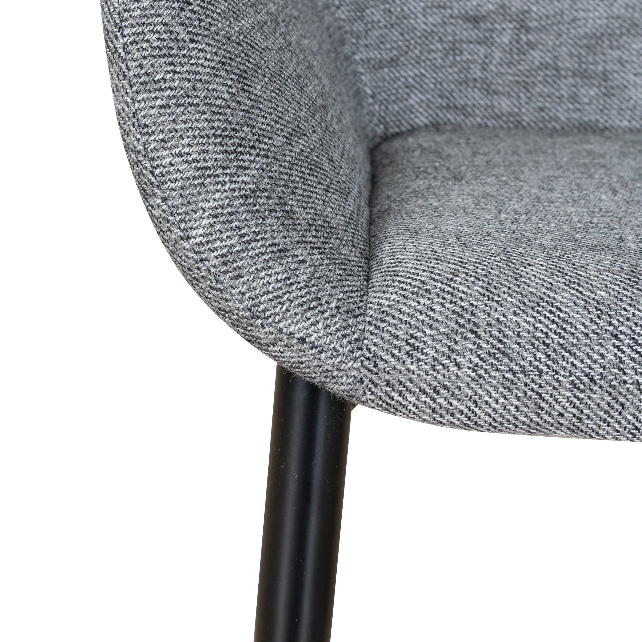 CDC8949-SD Fabric Dining chair - Lava Grey (Set of 2) - Image 14