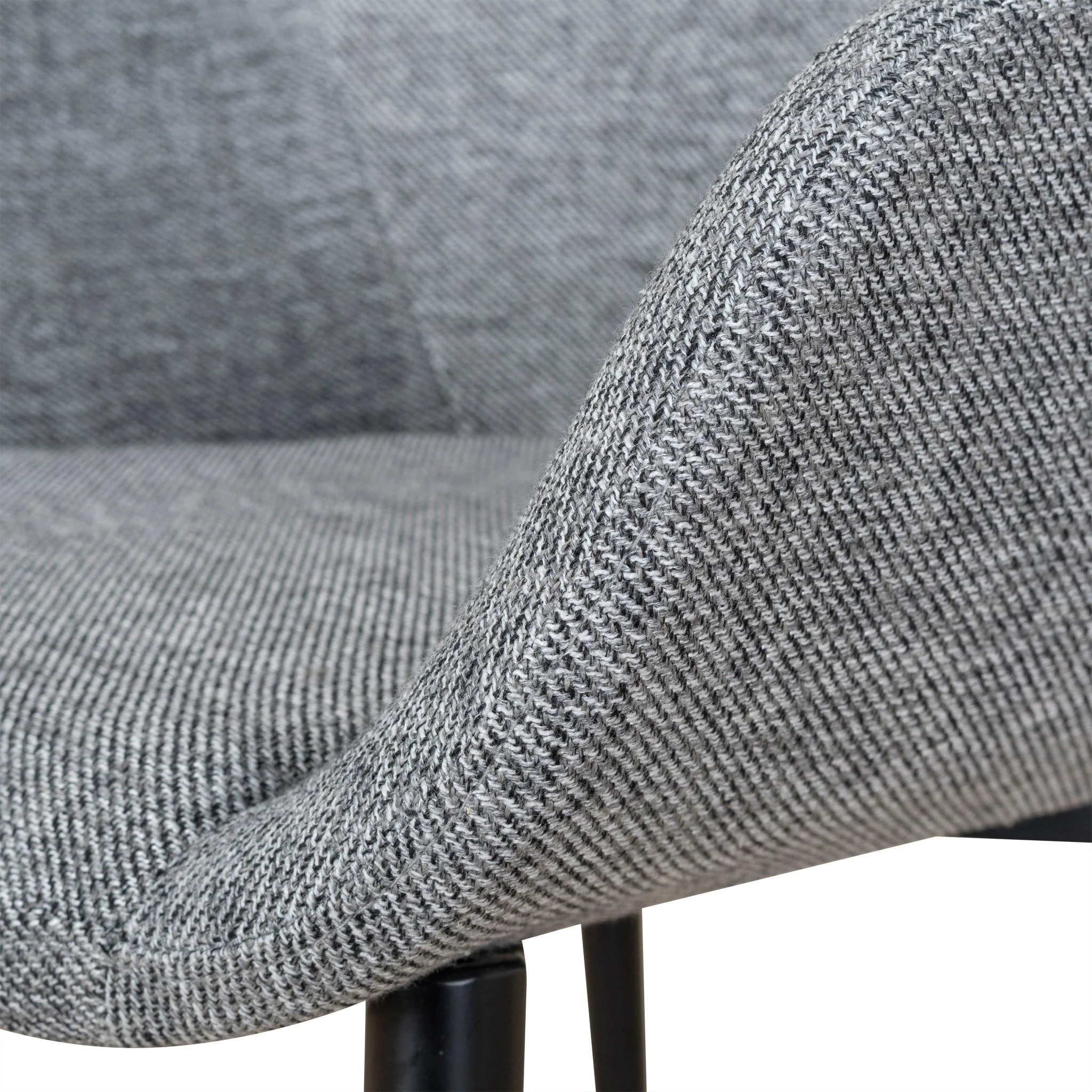 CDC8949-SD Fabric Dining chair - Lava Grey (Set of 2) - Image 15