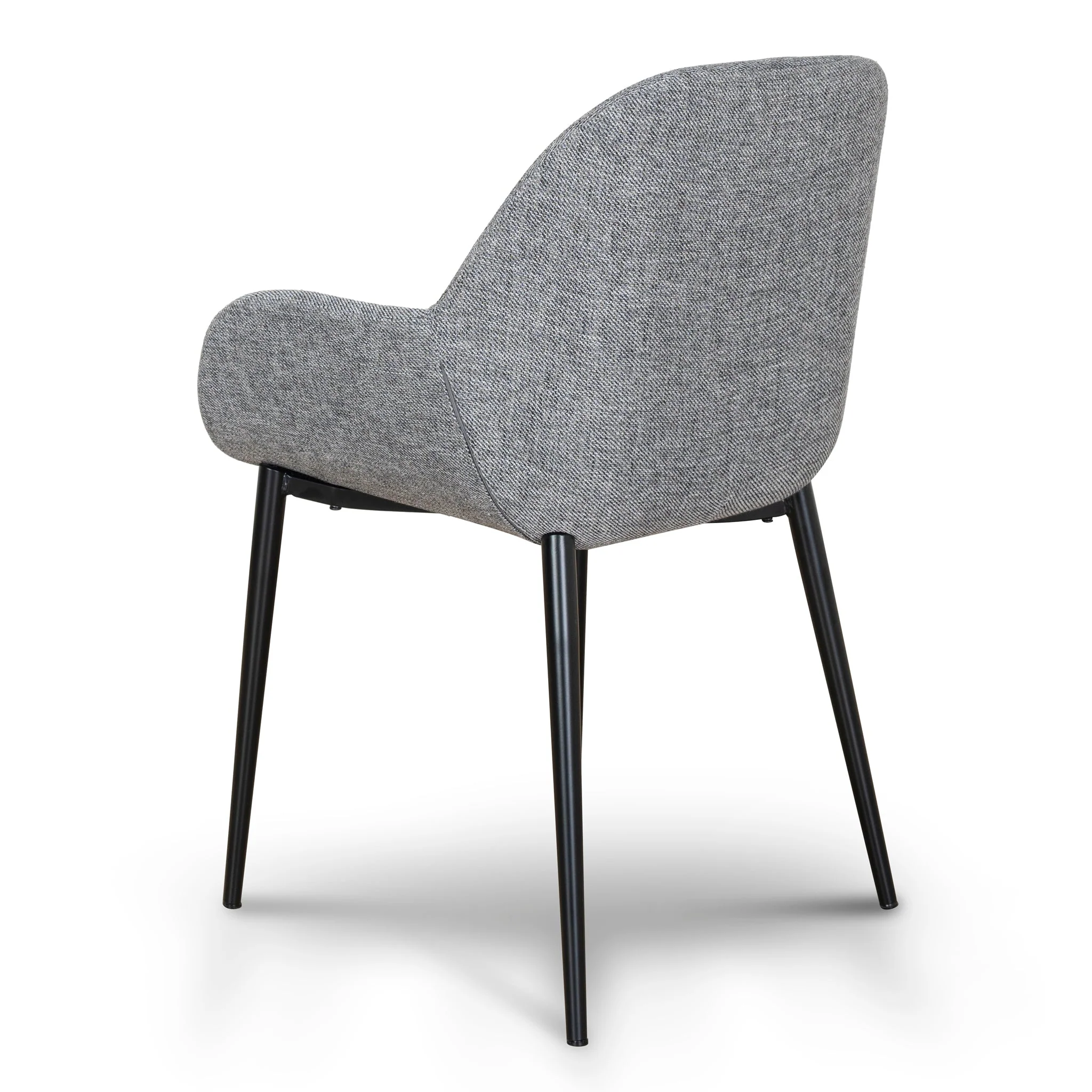 CDC8949-SD Fabric Dining chair - Lava Grey (Set of 2) - Image 6