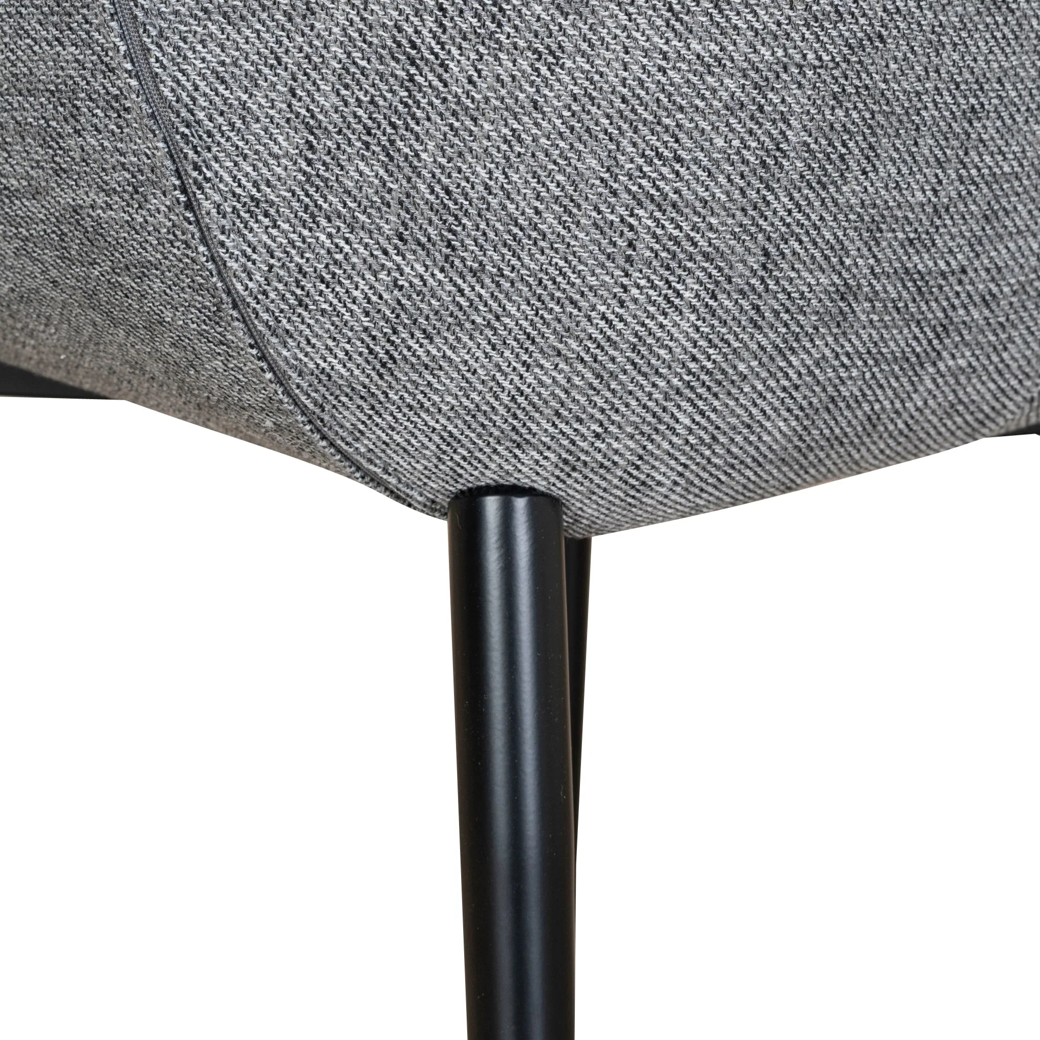 CDC8949-SD Fabric Dining chair - Lava Grey (Set of 2) - Image 8