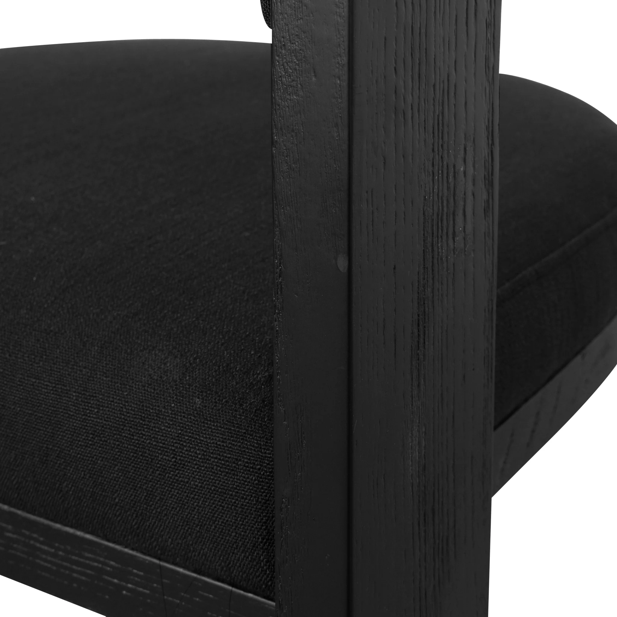 CDC8983-LJ ELM Dining Chair - Full Black (Set of 2) - Image 11