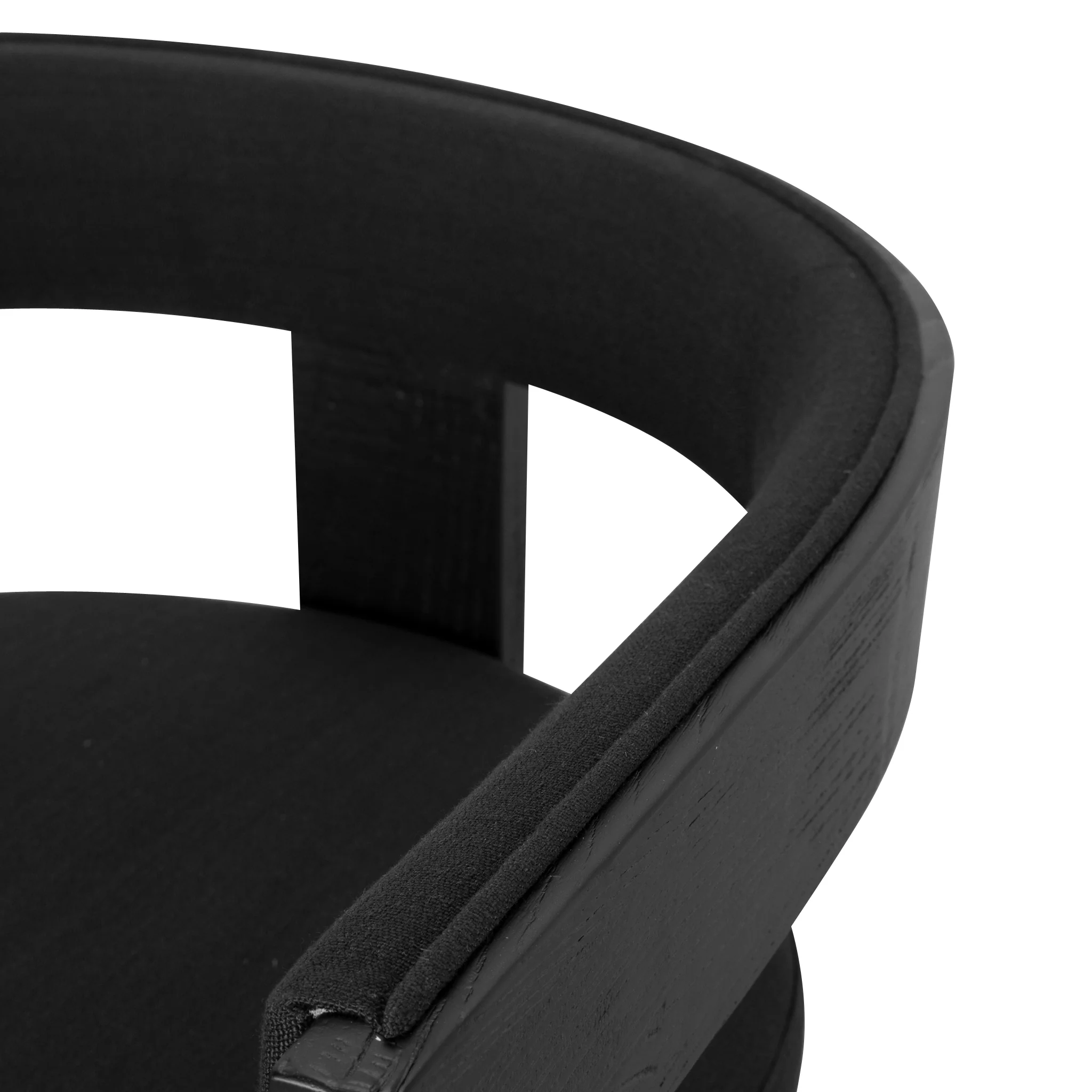 CDC8983-LJ ELM Dining Chair - Full Black (Set of 2) - Image 13